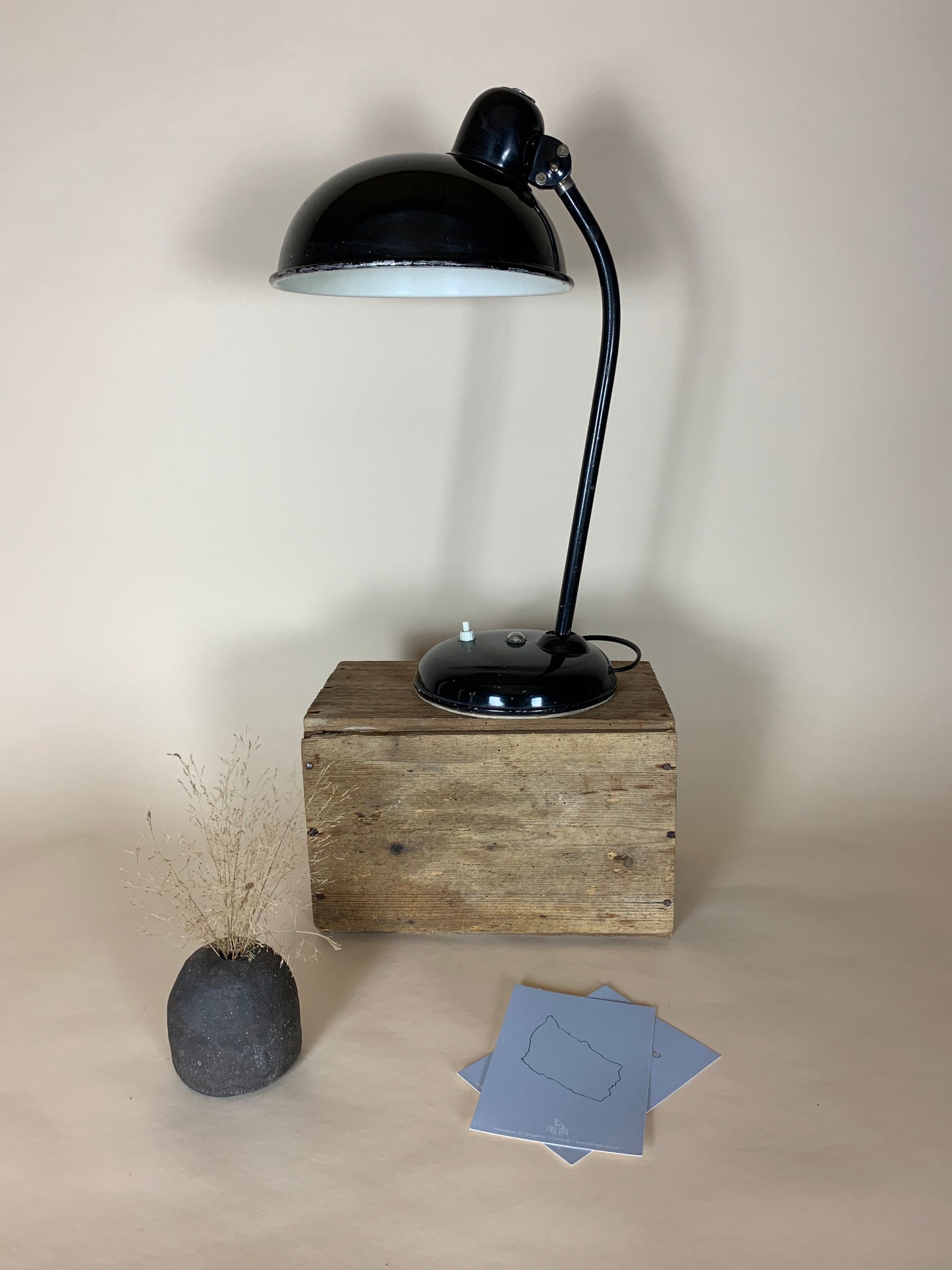 Helo bordlampe - sort