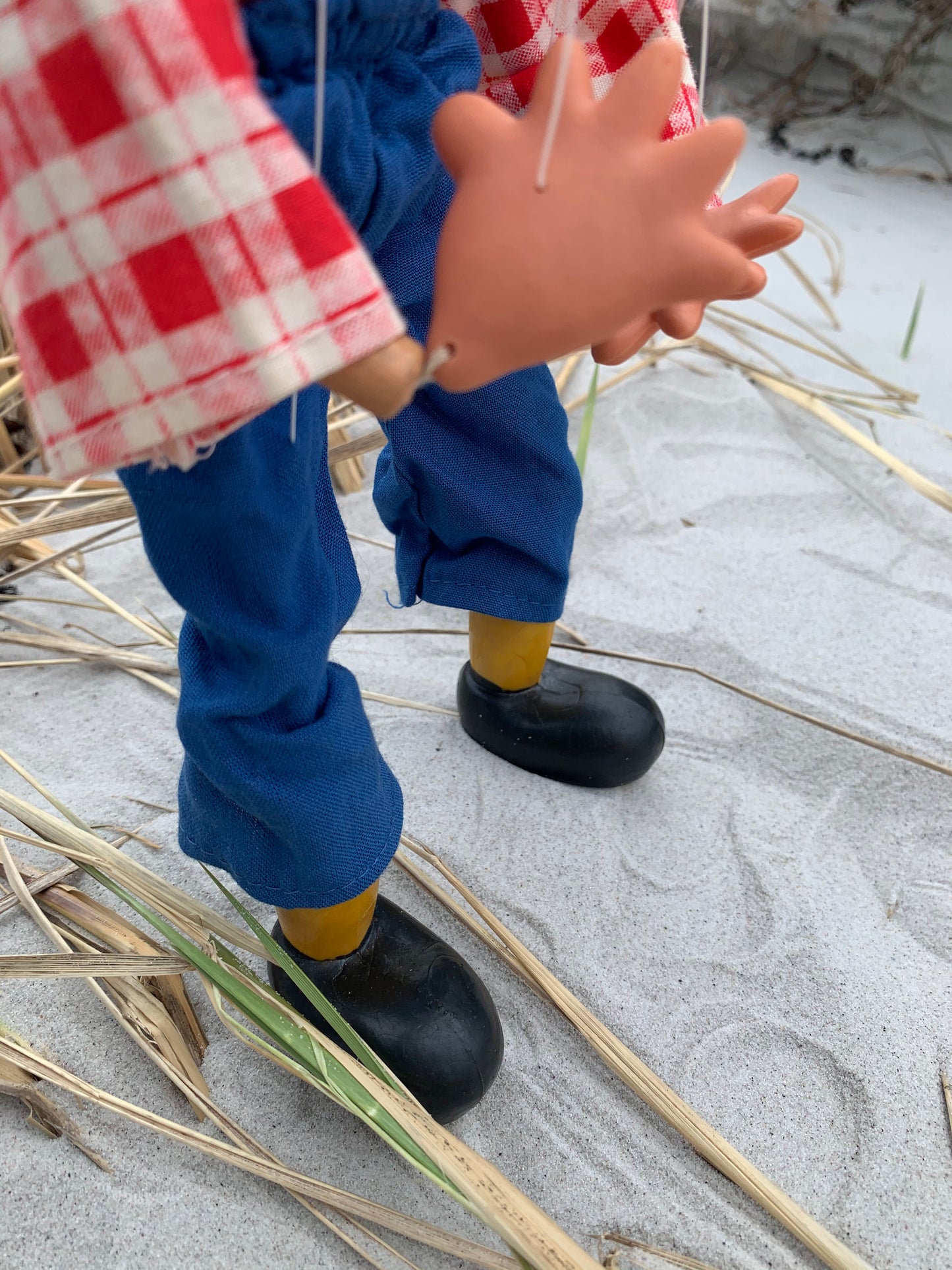 Lillebror marionetdukke i original emballage