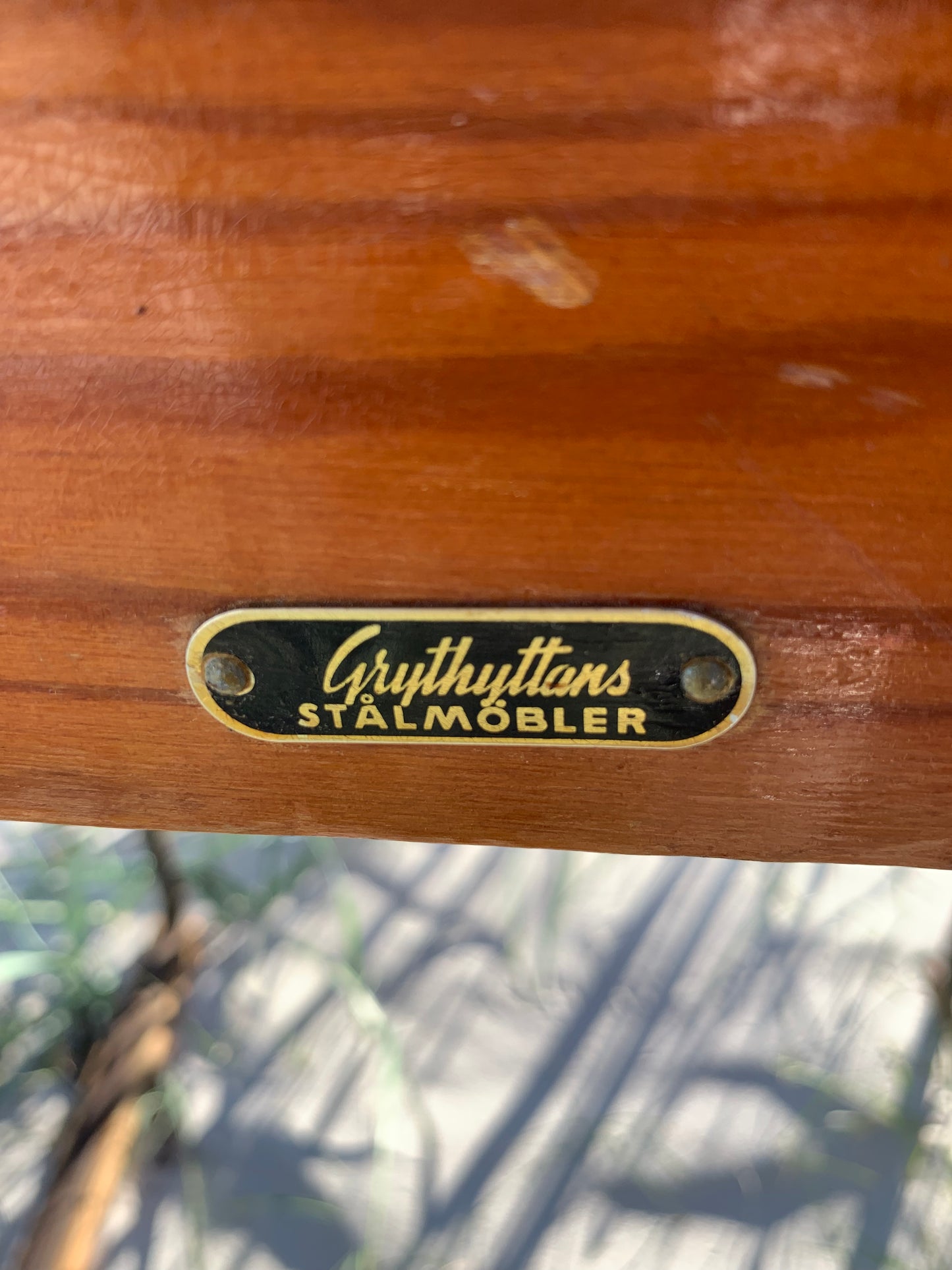 Skolebord og stol fra Grythyttan