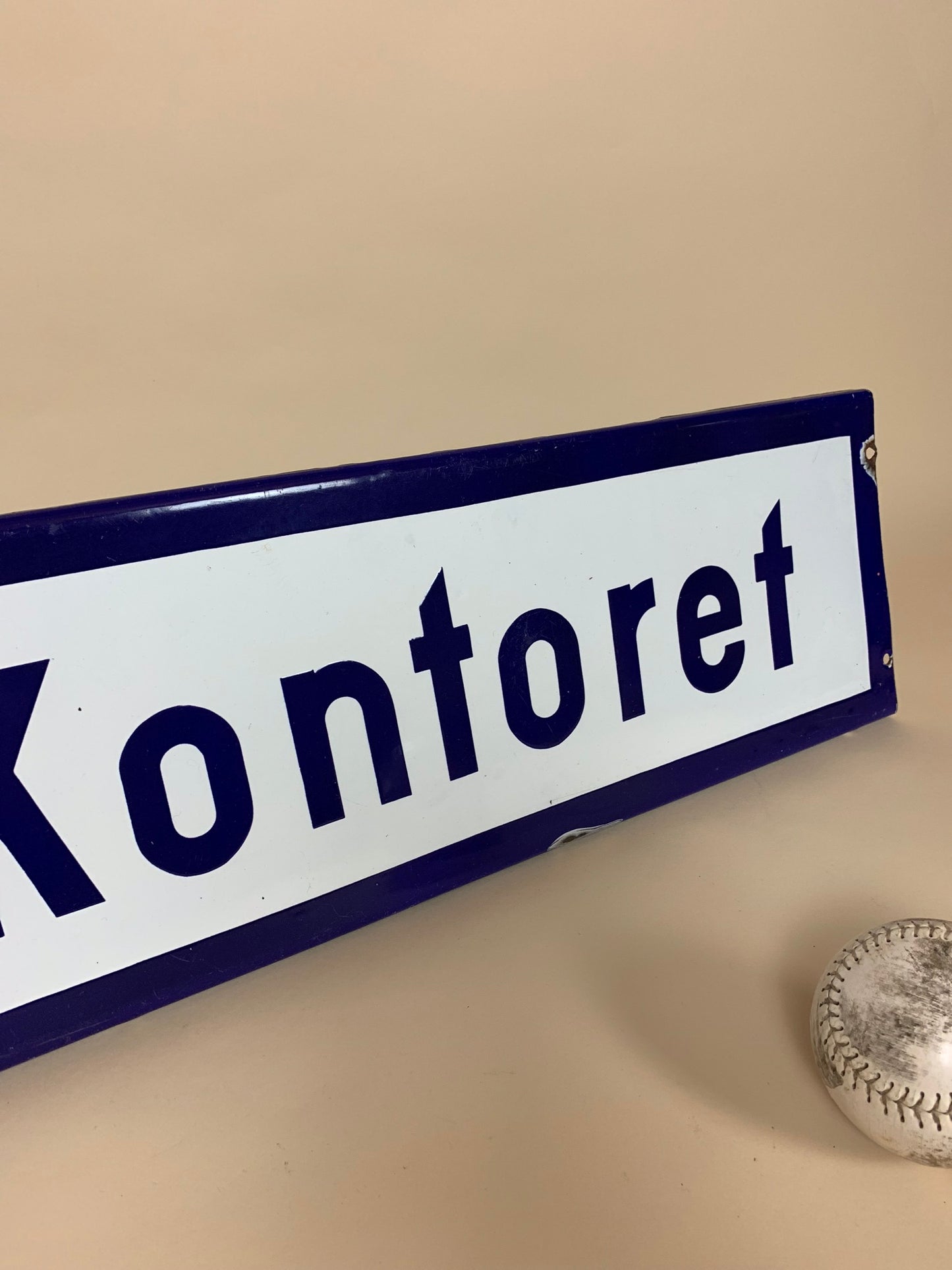 Emaljeskilt - Kontoret