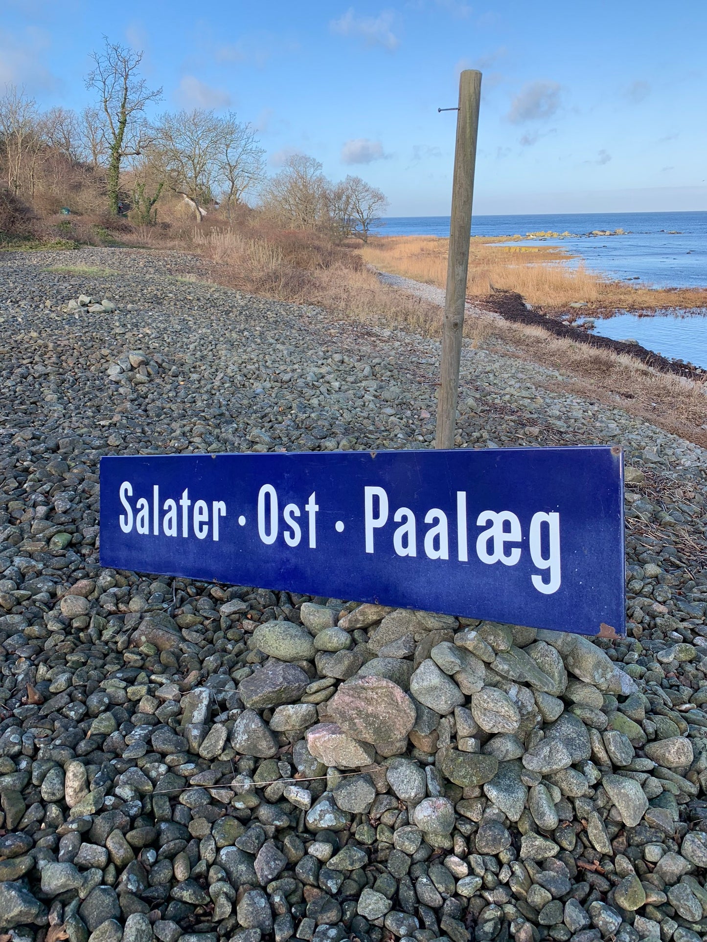 Salater - Ost - Pålæg emaljeskilt