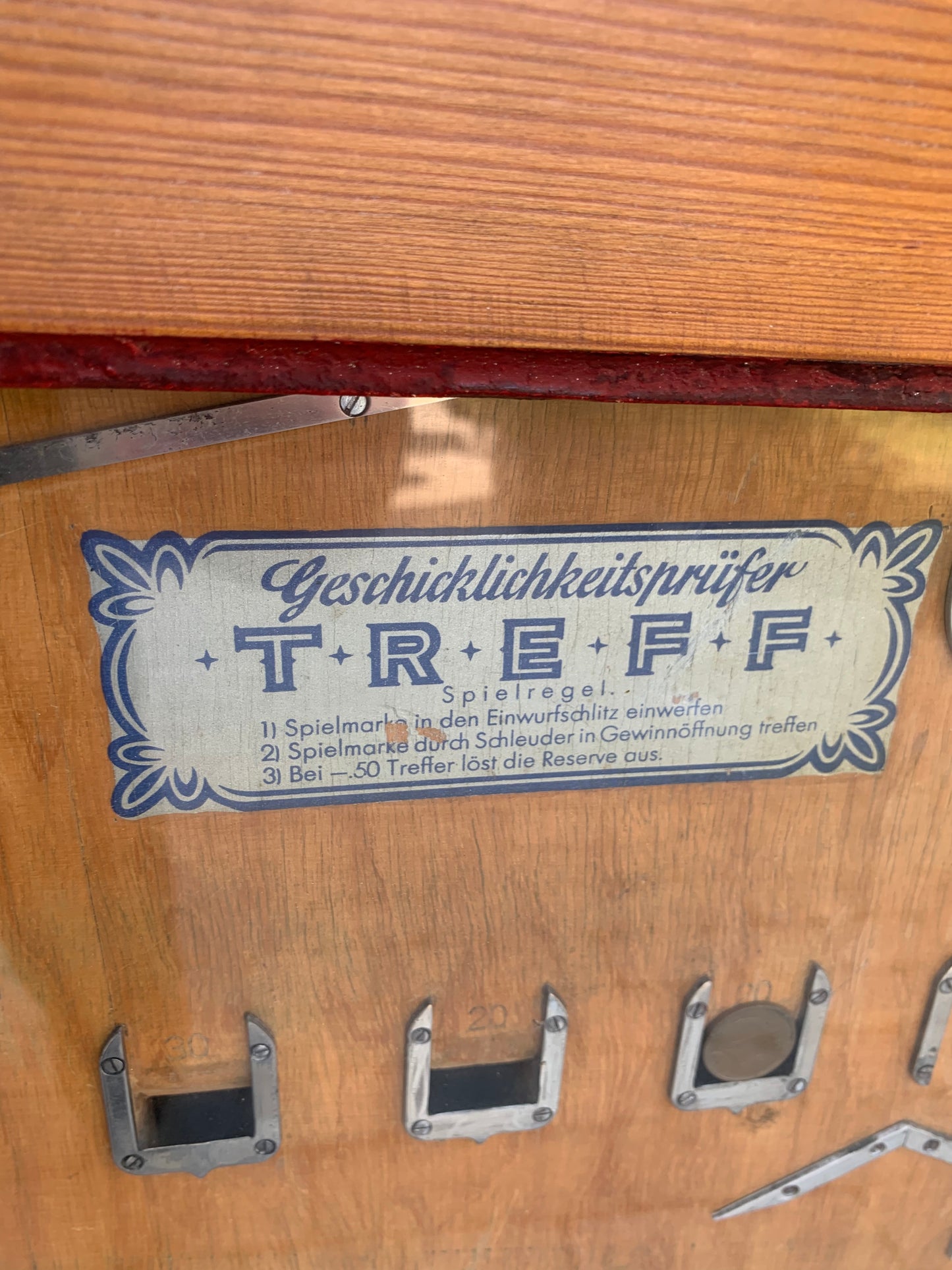 Gammel spilleautomat