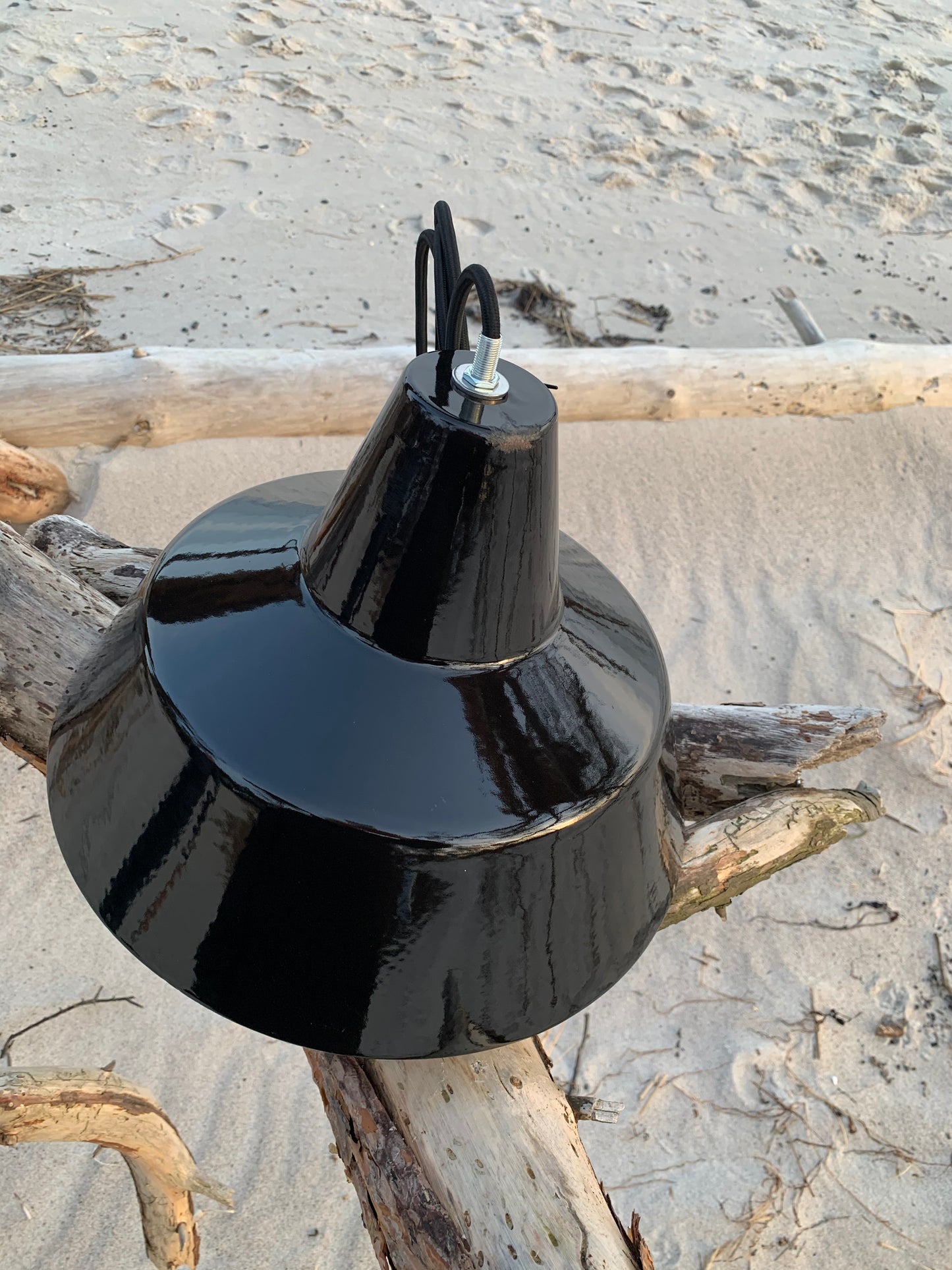 Værkstedslampe - Sort