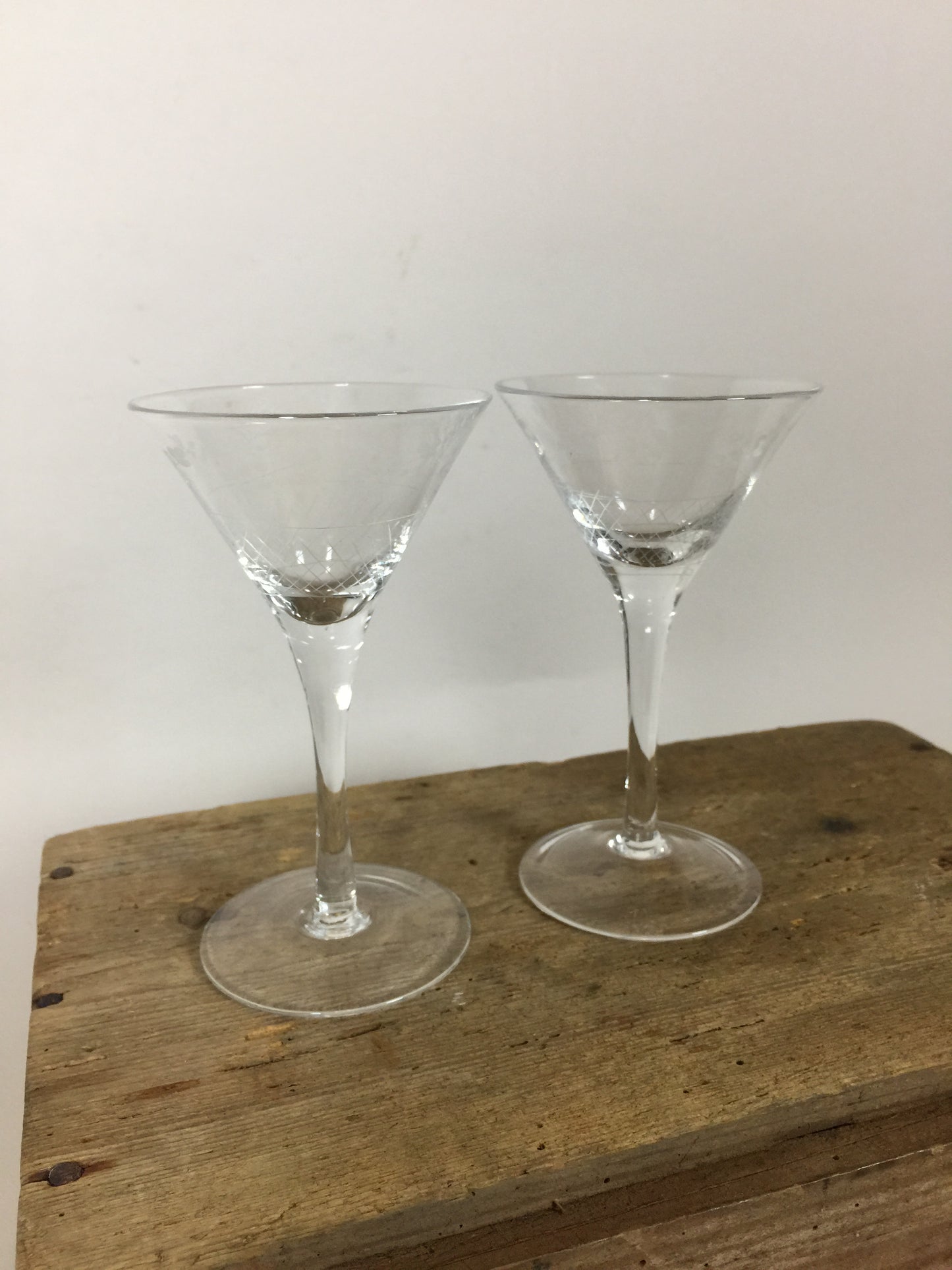 To smukke gamle glas