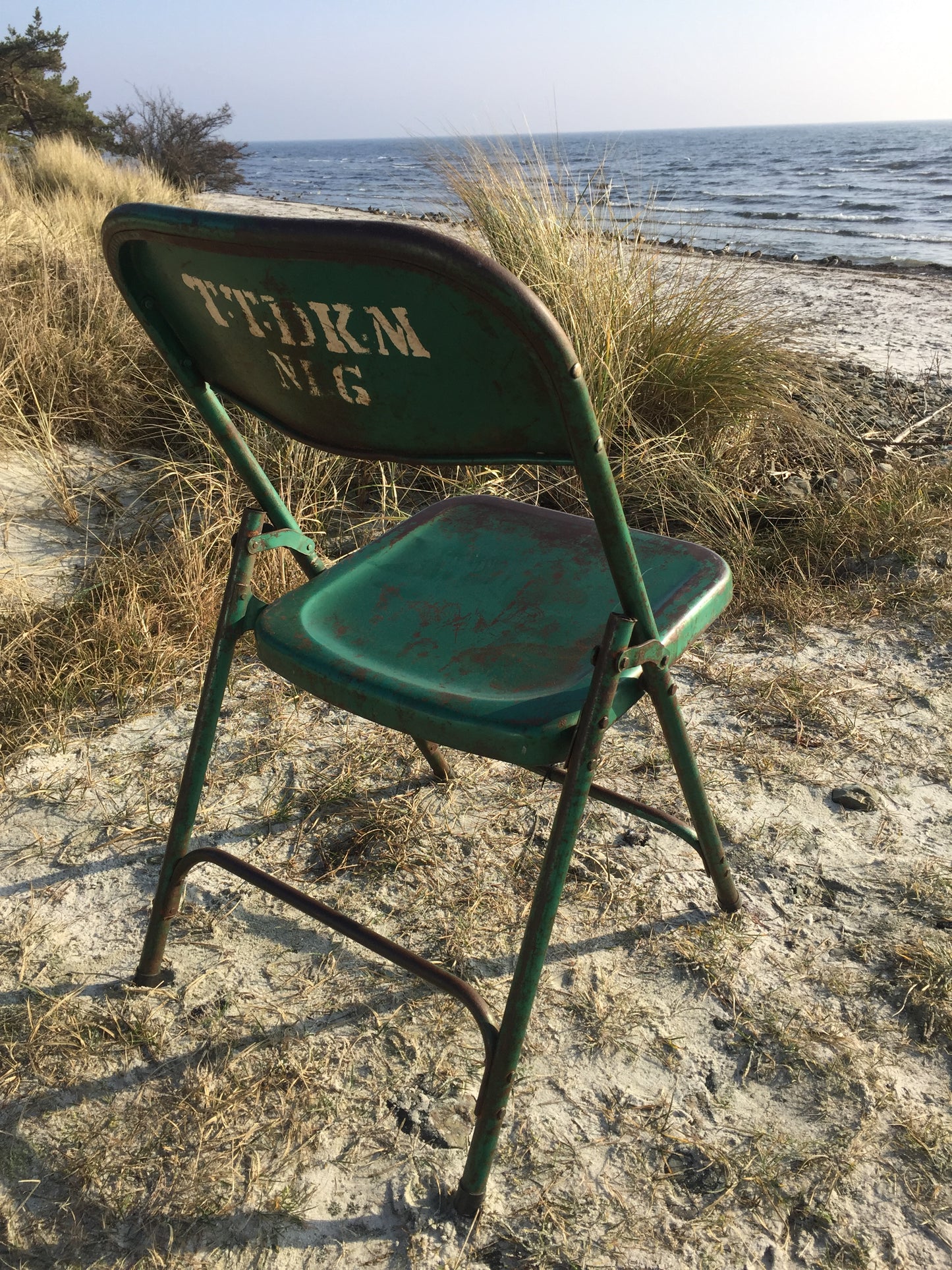 Rå klapstol med masser af patina (Prisen er pr. stk.)