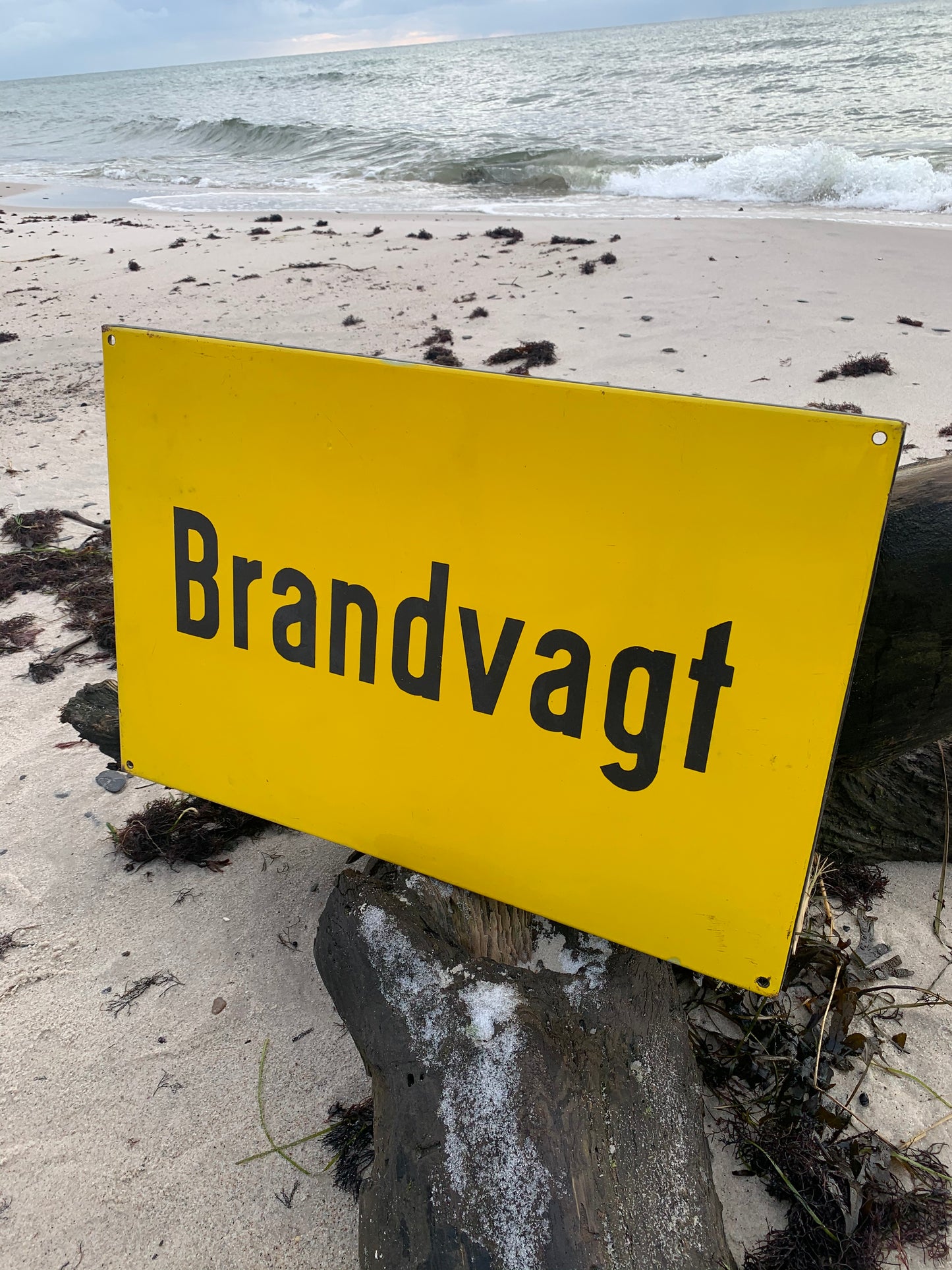 Emaljeskilt - Brandvagt