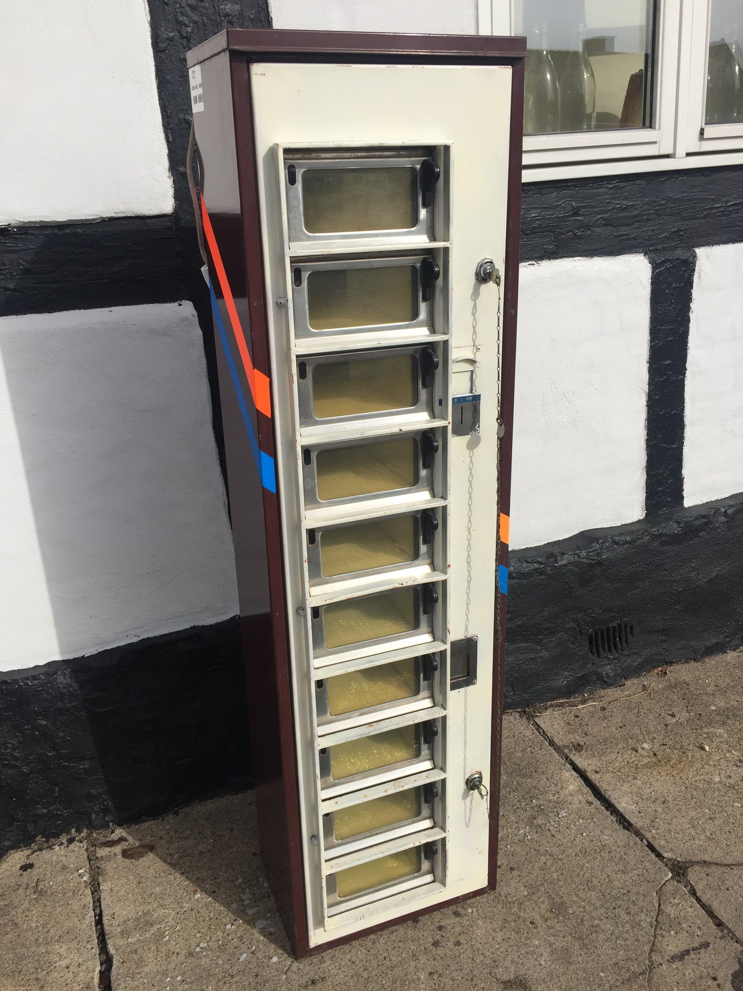 Sjov gammel automat fra et vaskeri