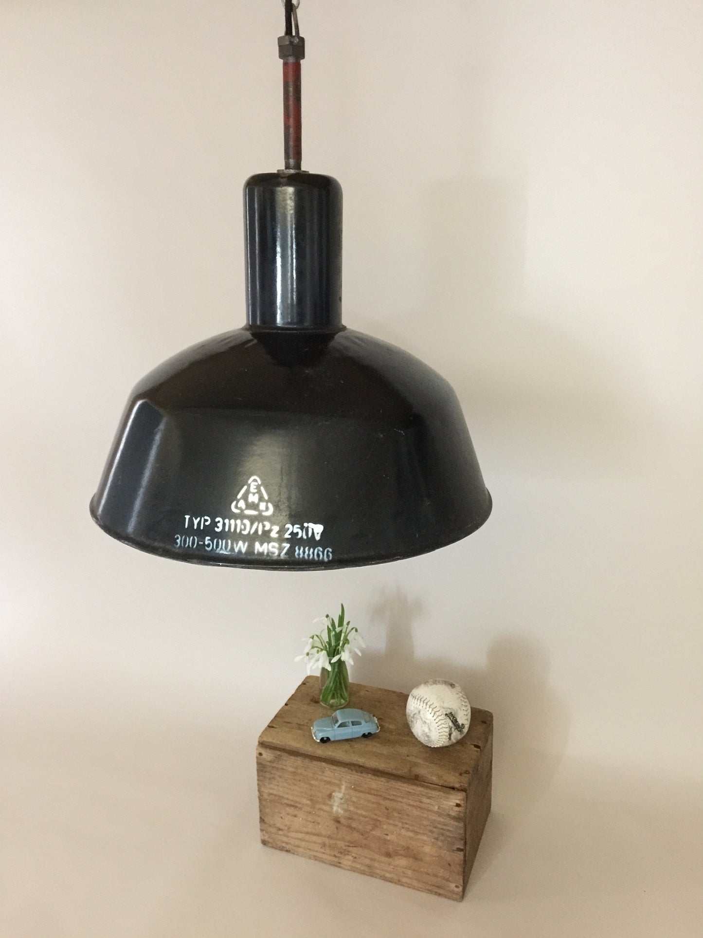 Rå og industriel lampe
