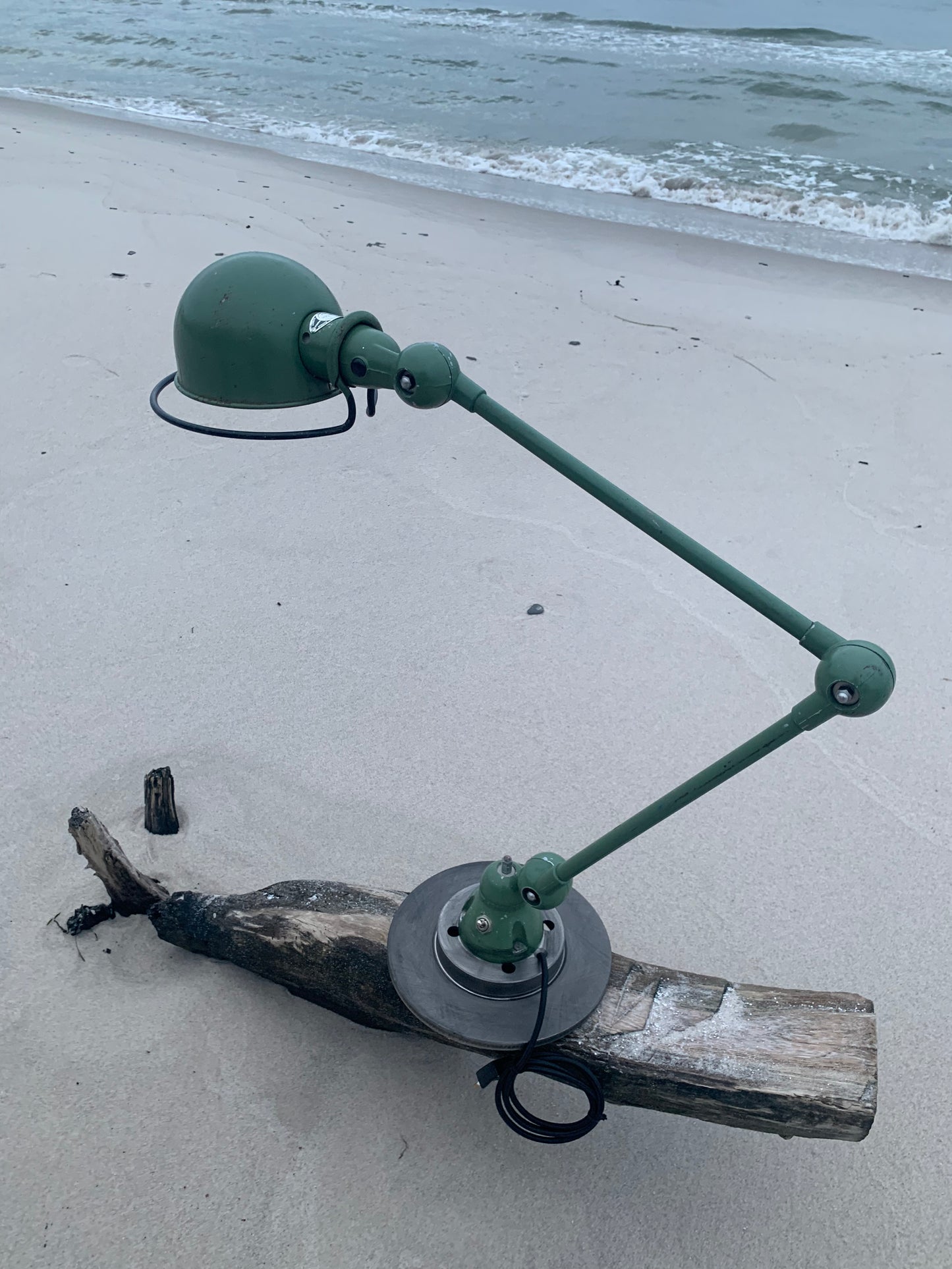Jieldé bord/væg lampe med to arme - Grøn