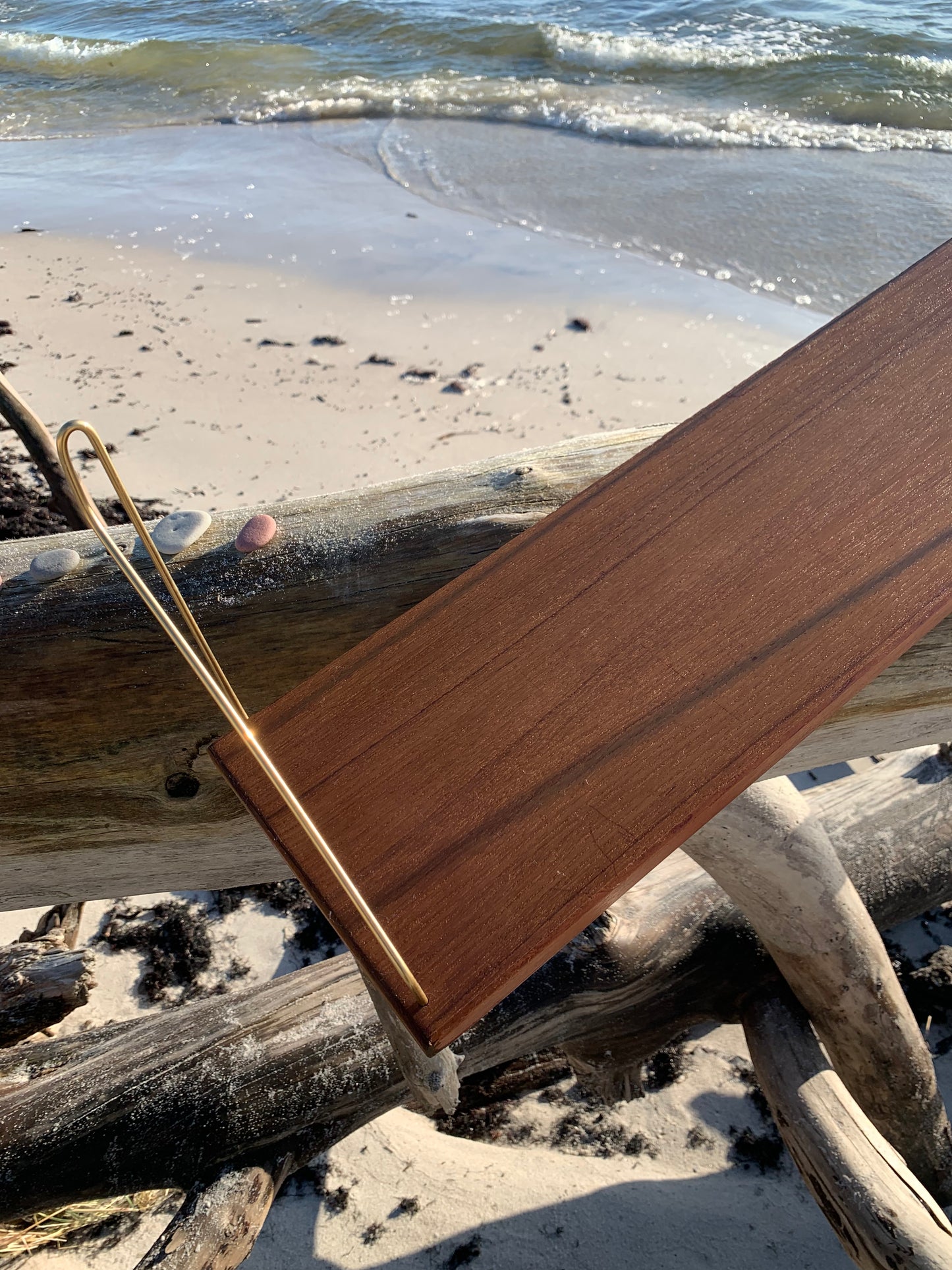 Hylde i teak