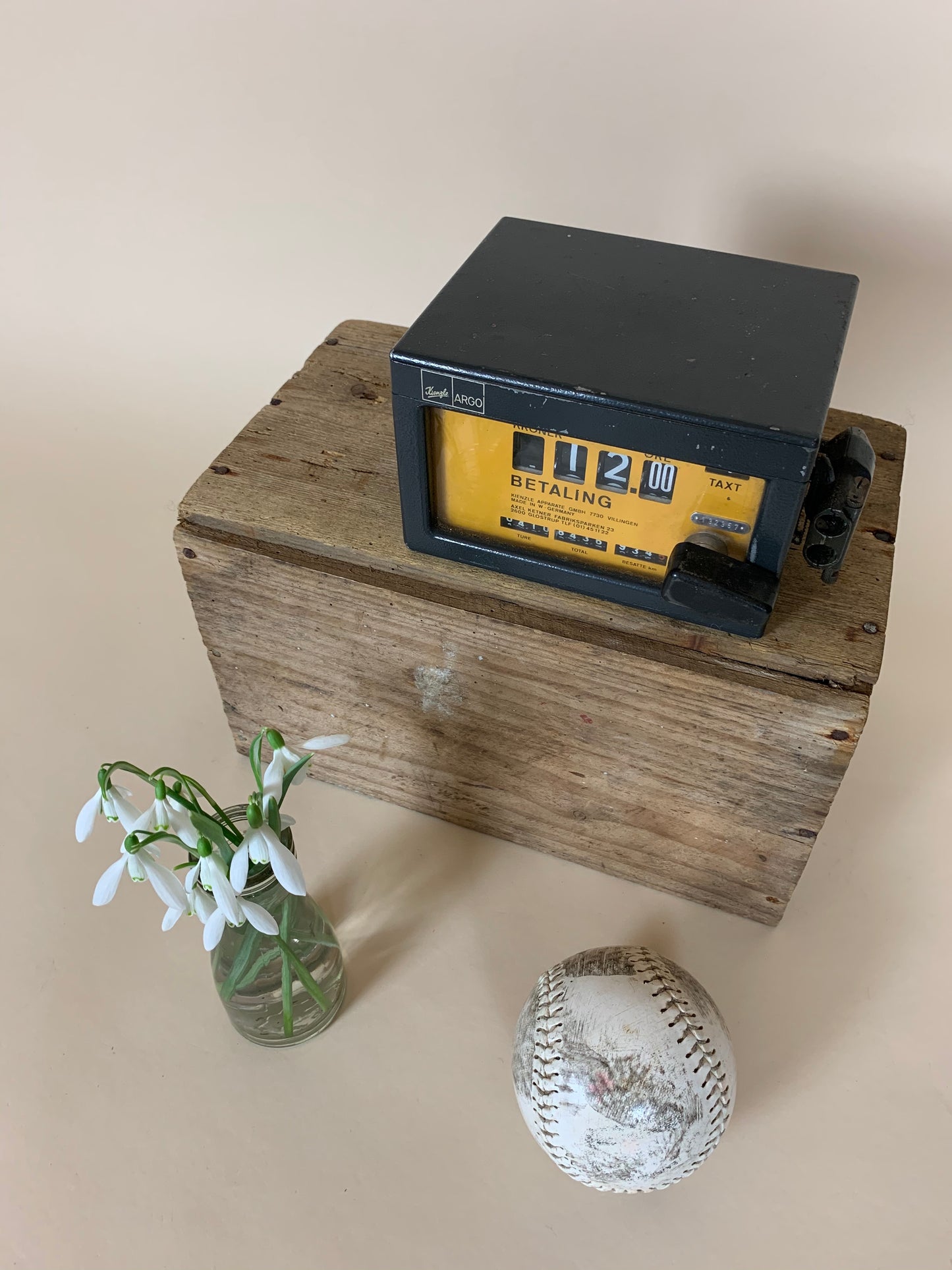 Gammelt taxameter