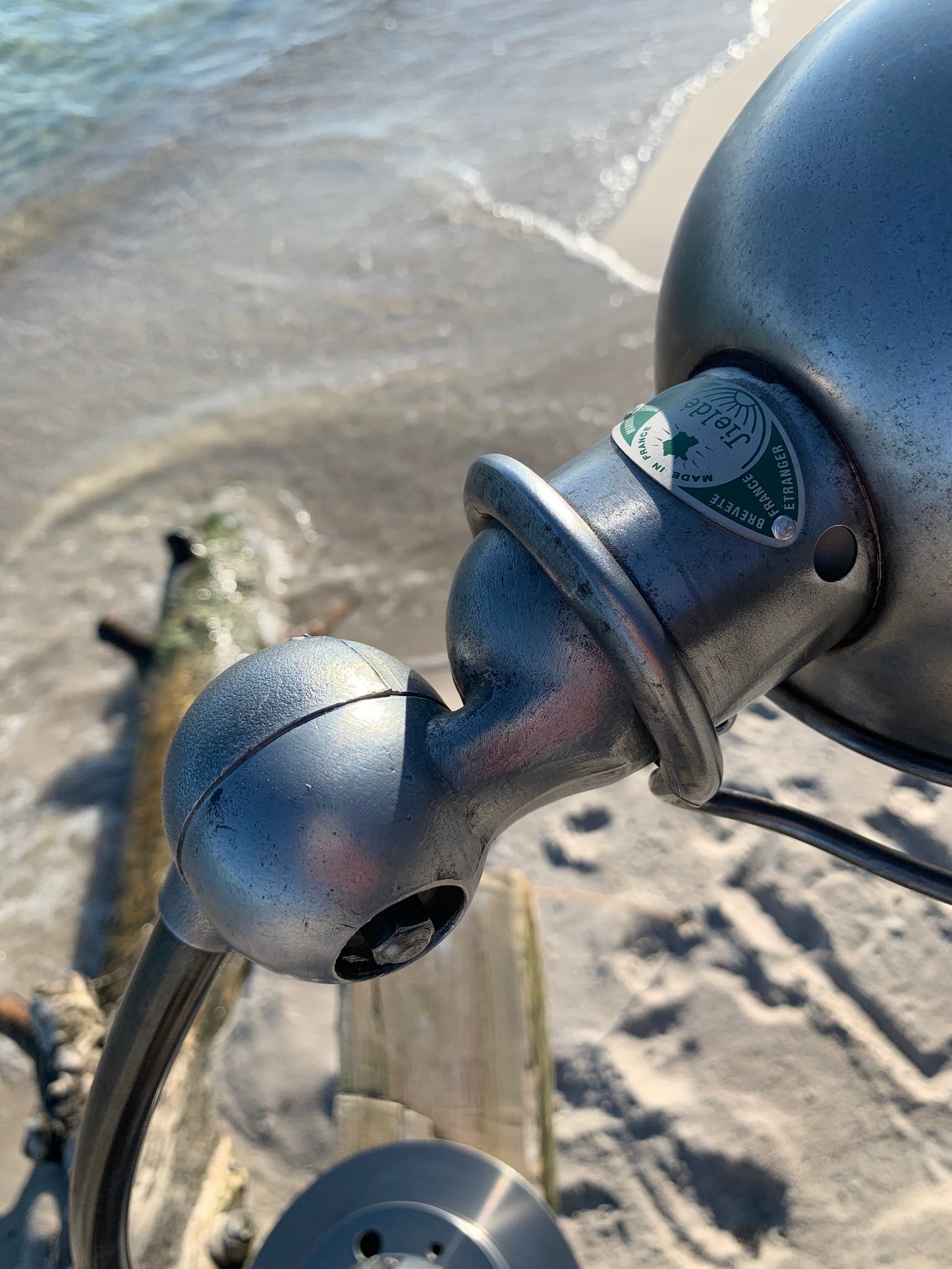 Jieldé bordlampe med buet arm
