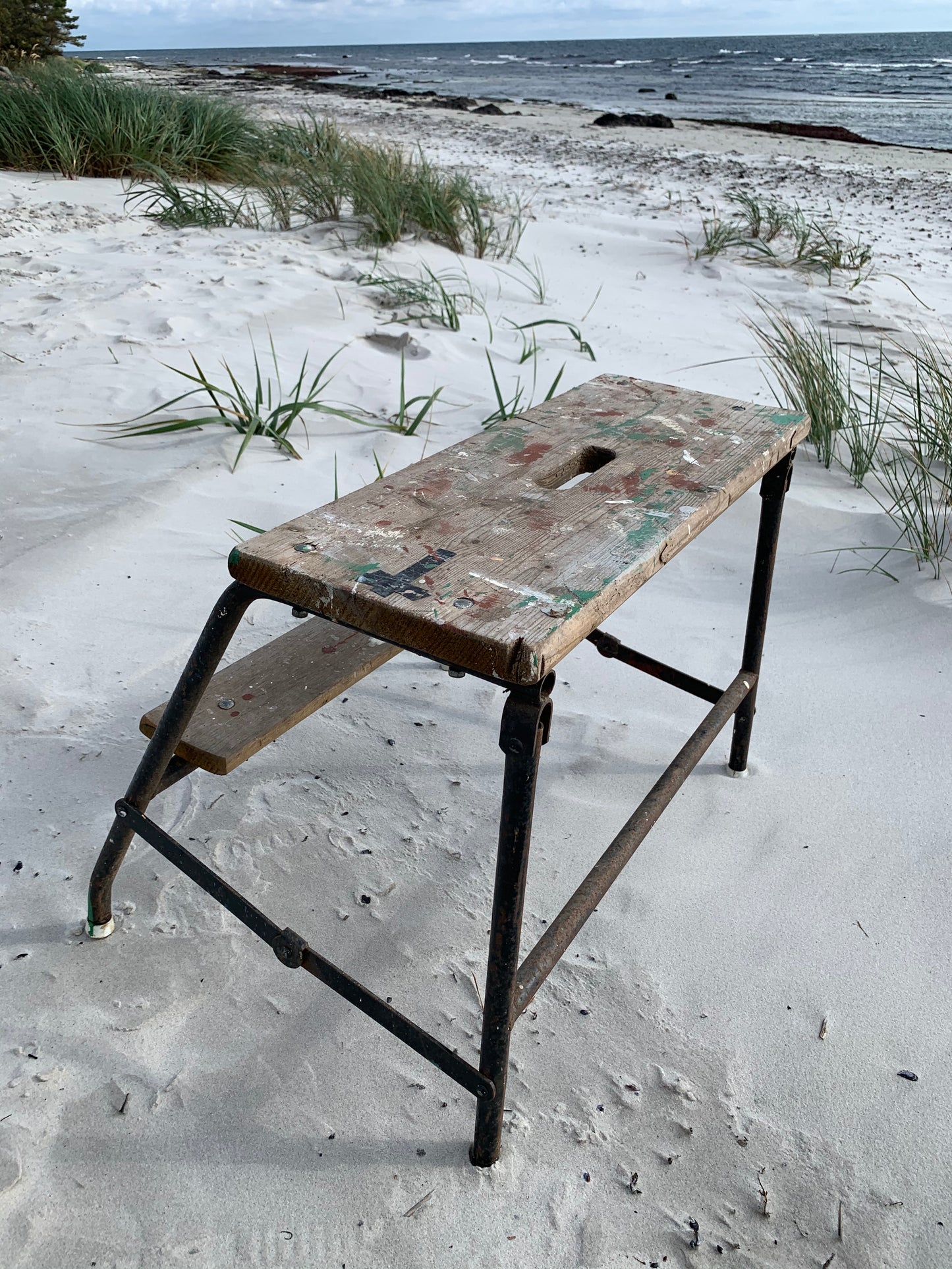 Rå trappestige med lækker patina