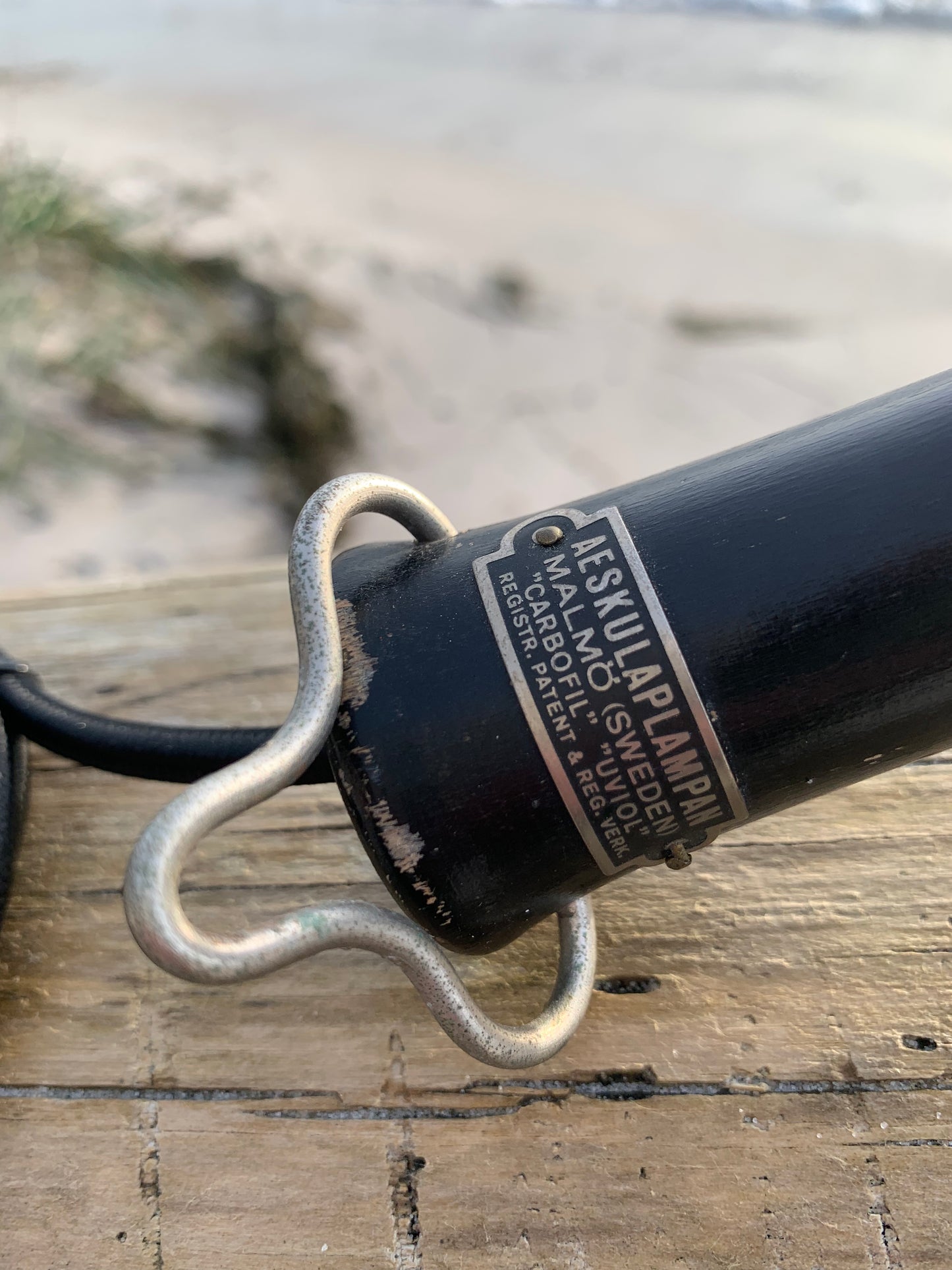 Industriel lampe fra Sverige