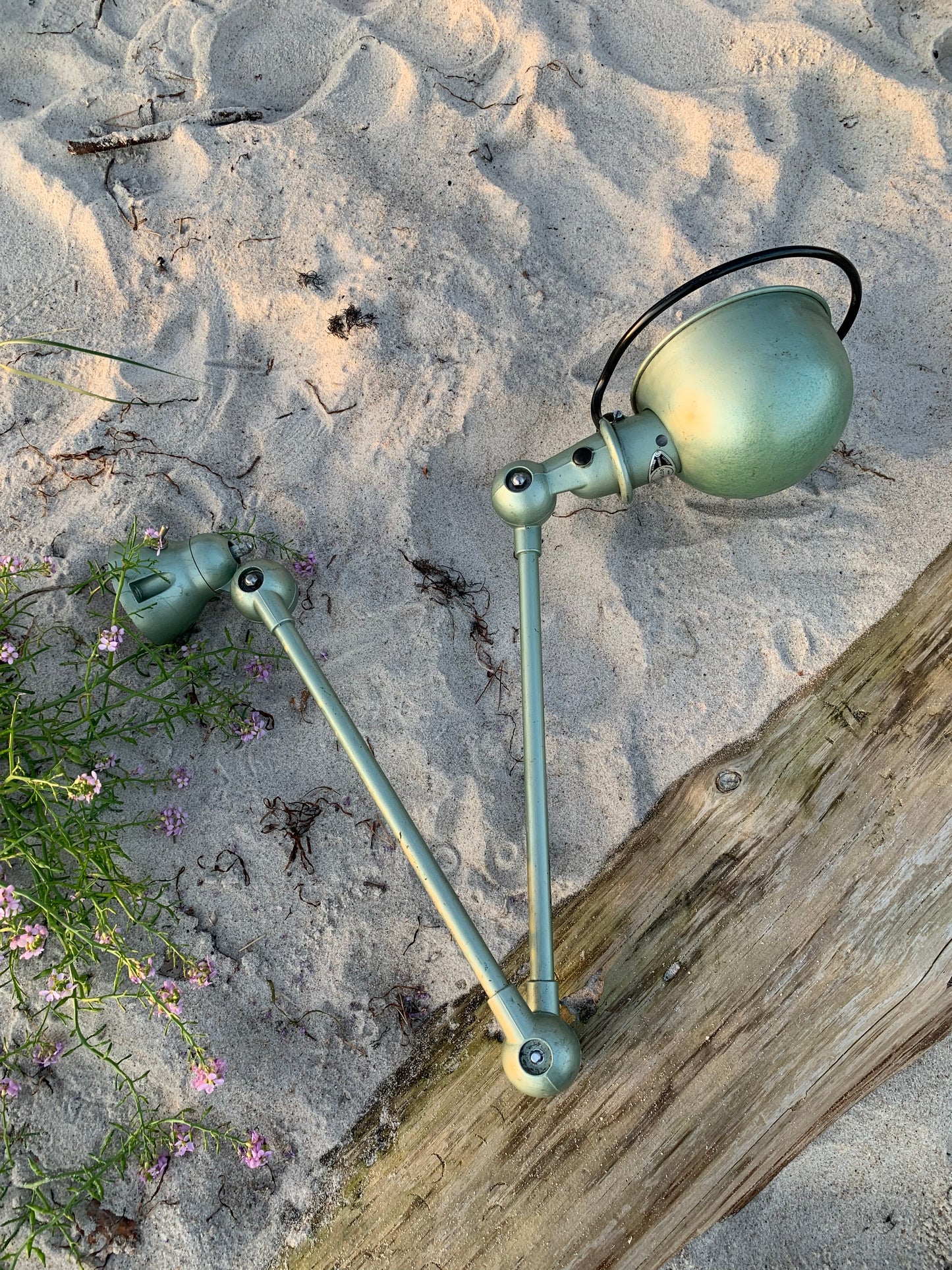 Jieldé væg/loftlampe med to arme - Grøn