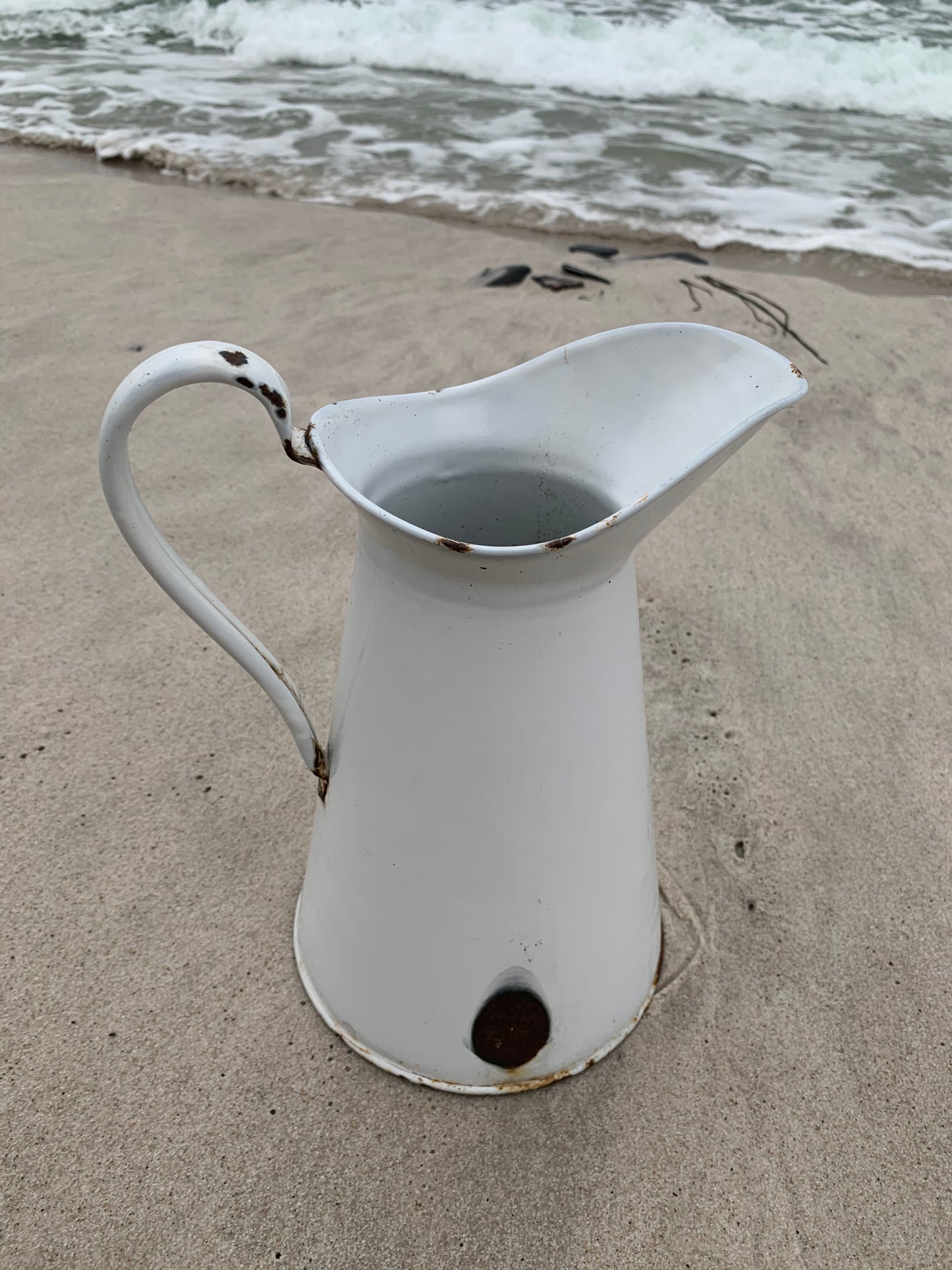 Gammel emaljekande fra Glud og Marstrand