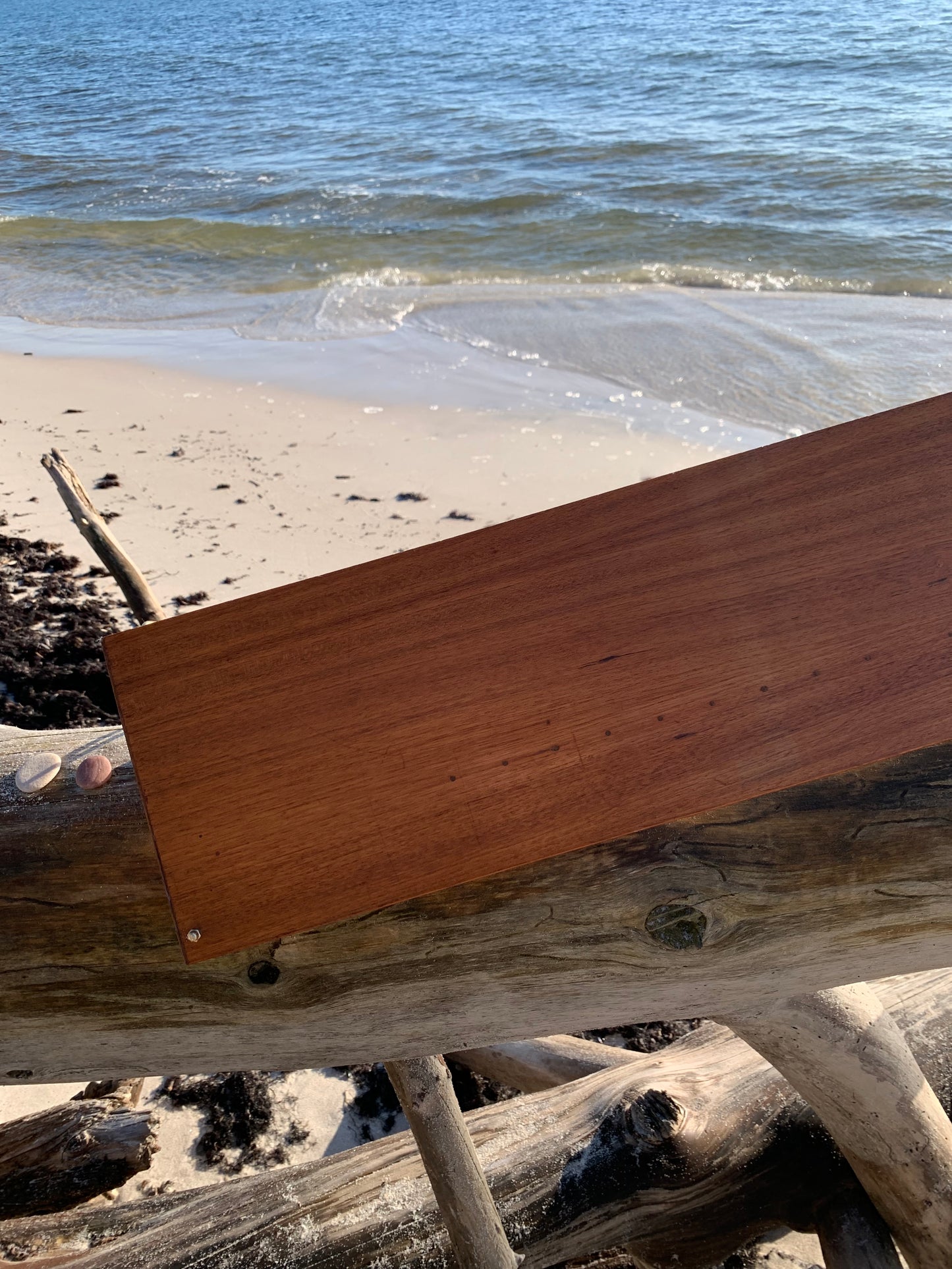 Hylde i teak