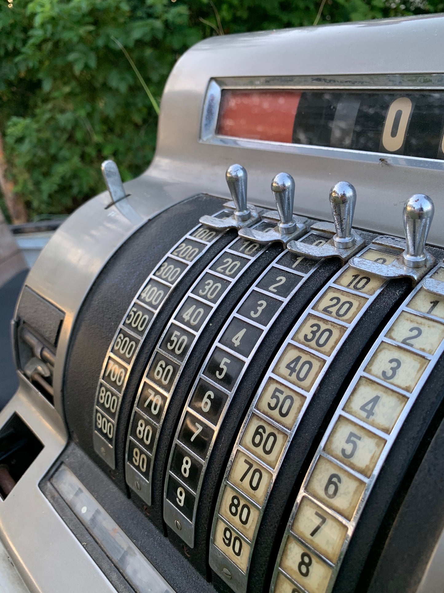 Gammelt kasseapparat