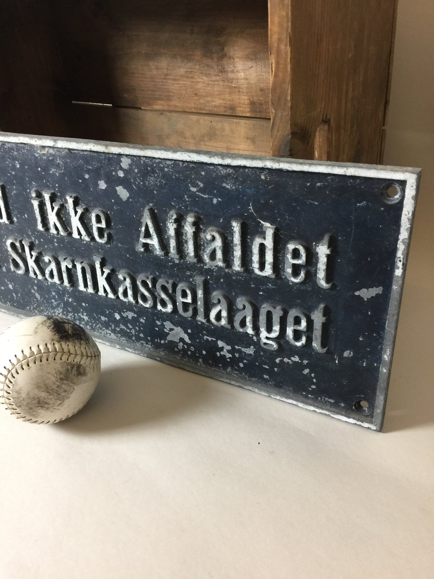 Skønt og meget sjældent skilt