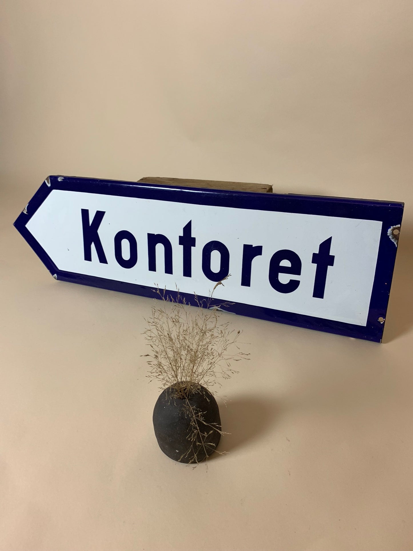Emaljeskilt - Kontoret