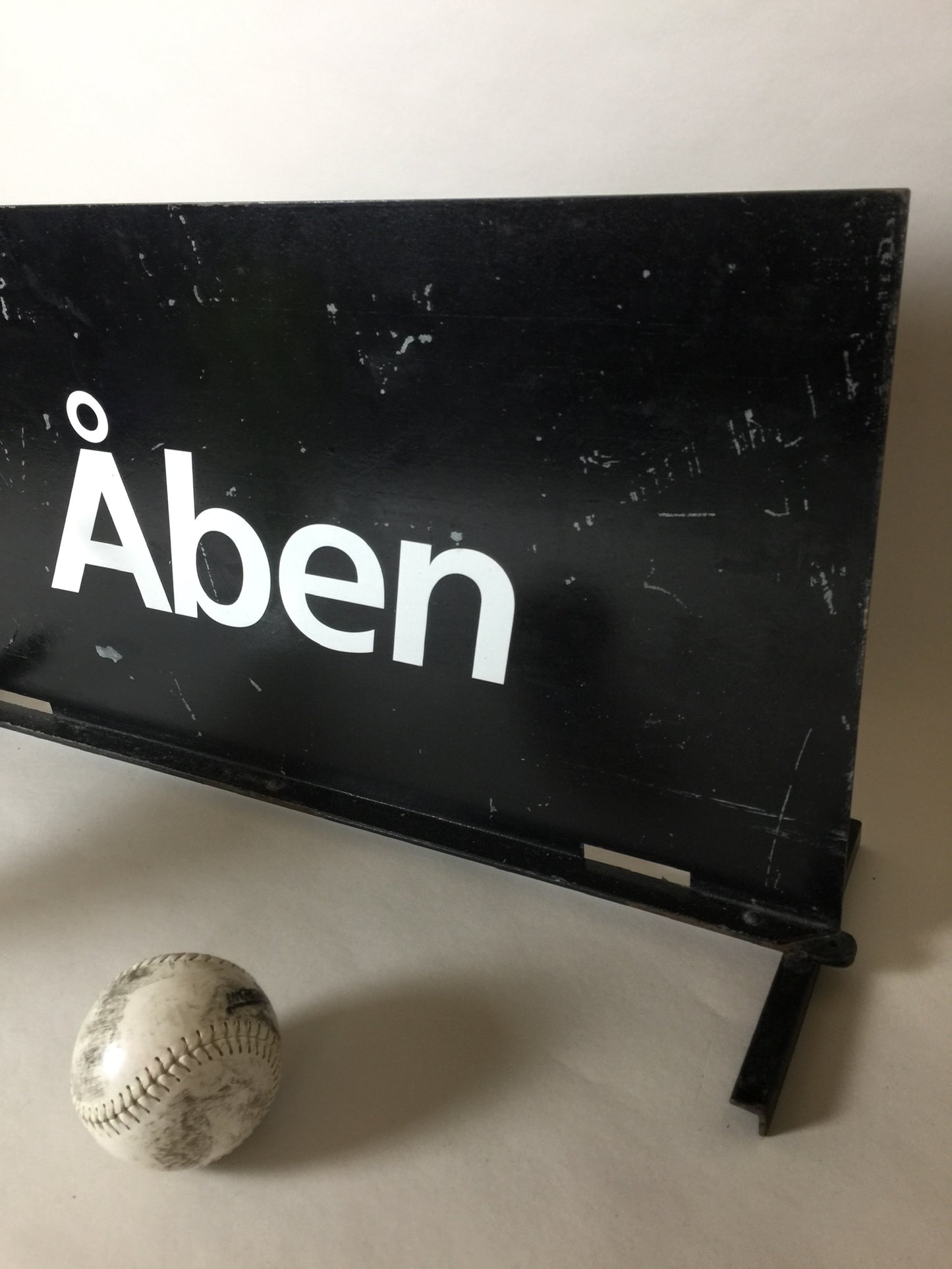 Åben og lukket skilt