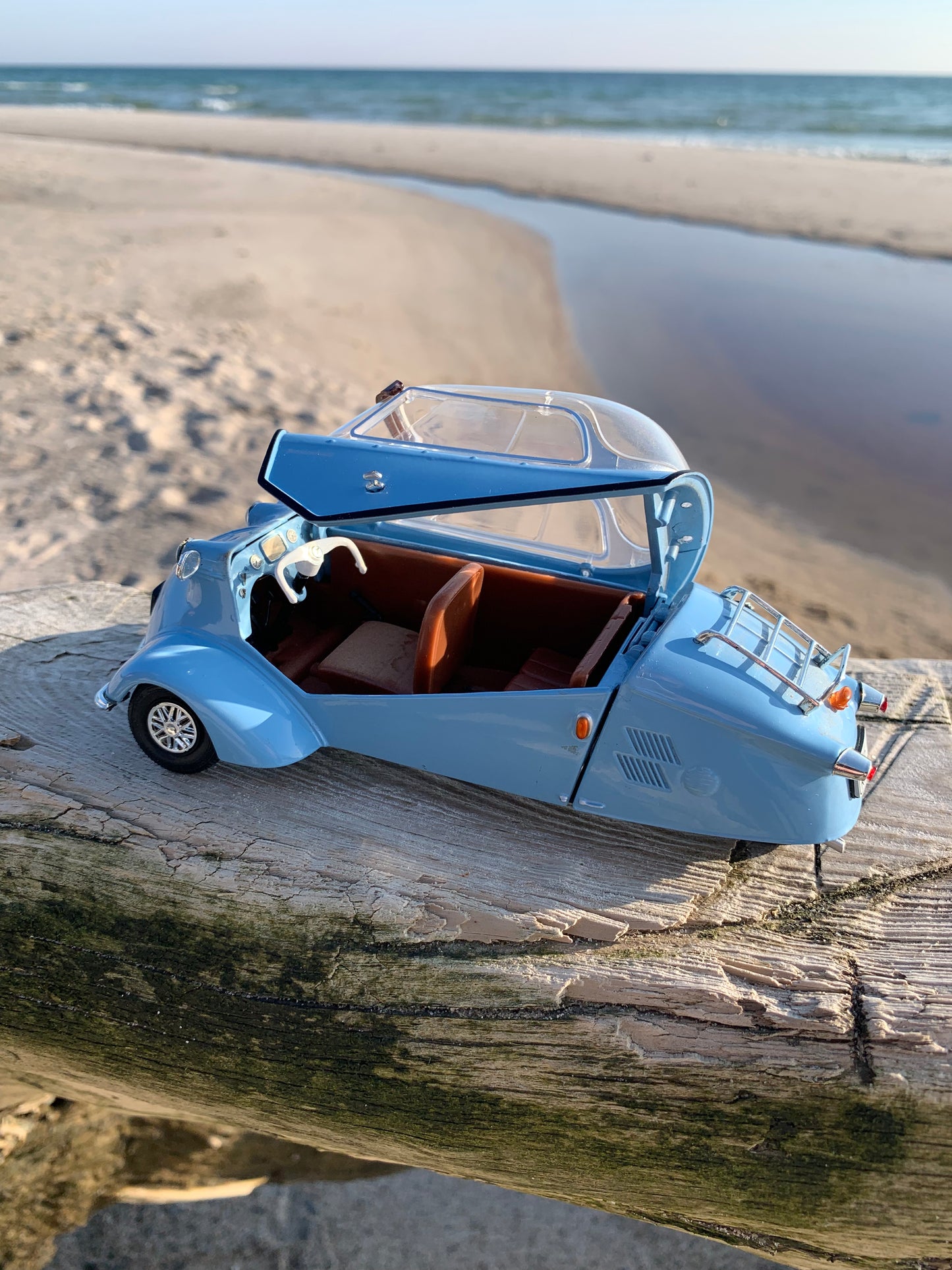 Messerschmidt kabinescooter - Lyseblå