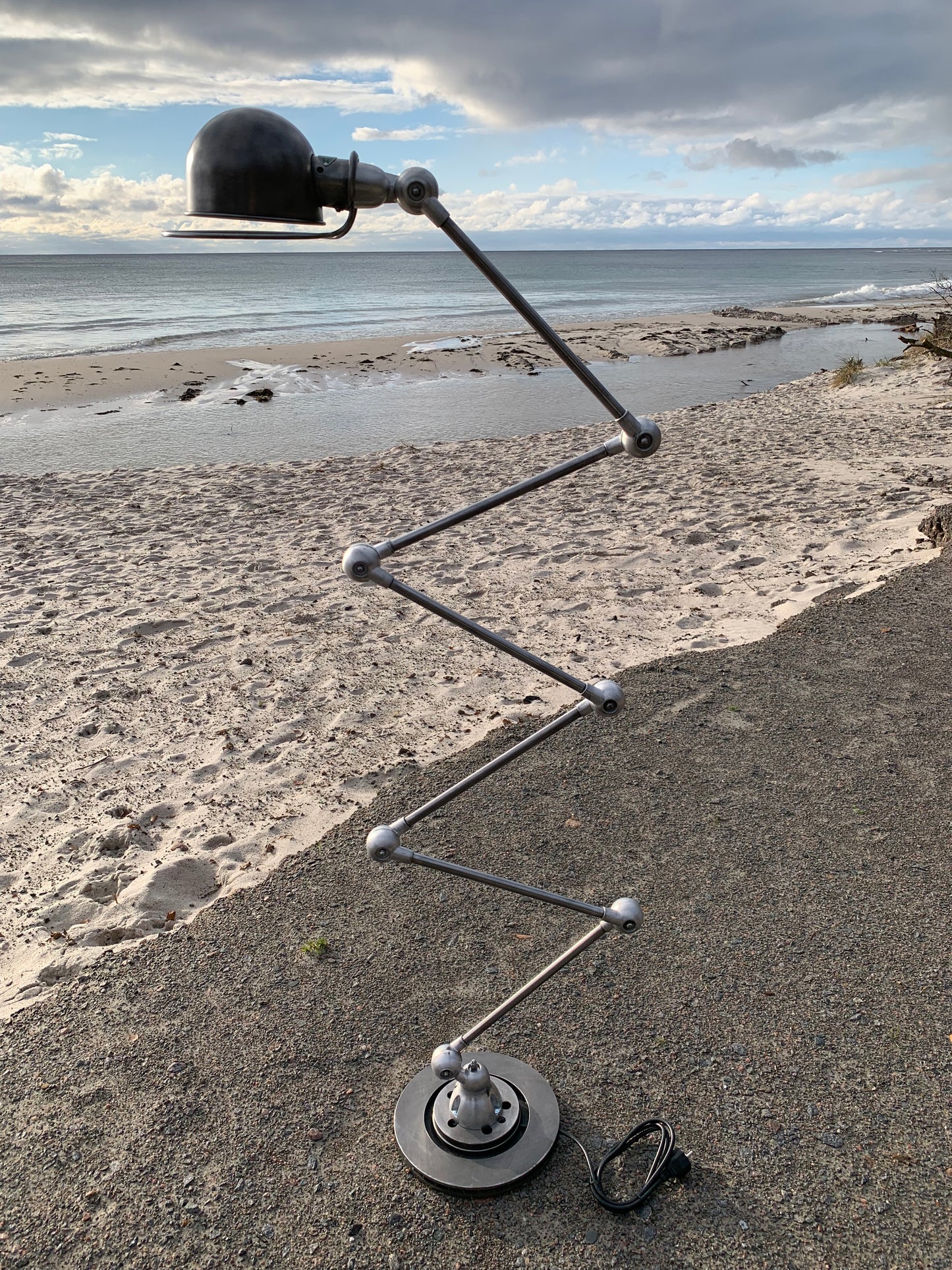 Jieldé gulvlampe med 6 arme