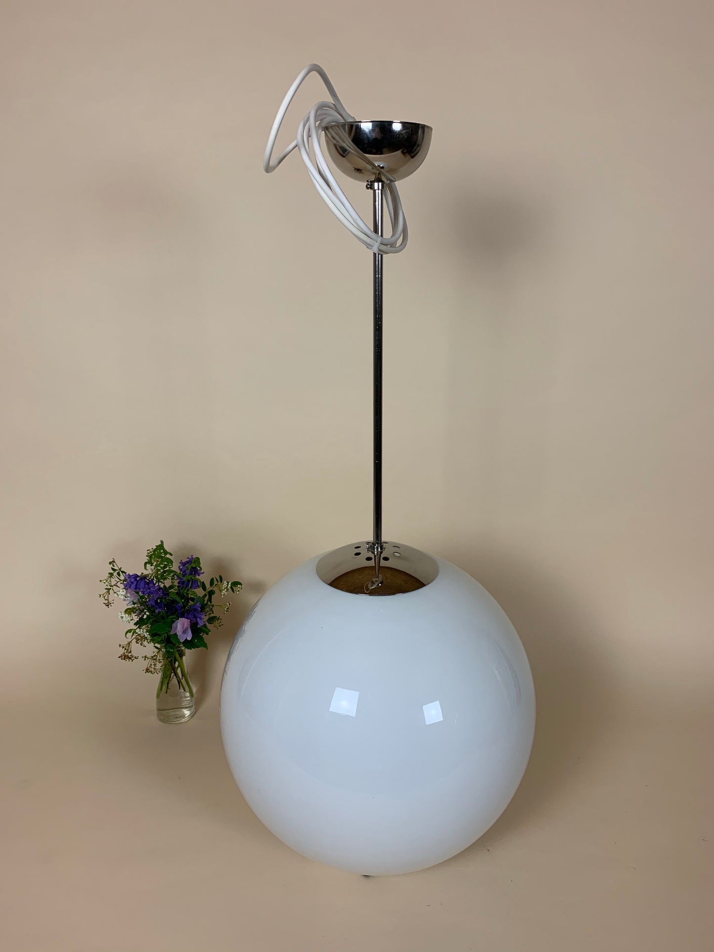 Glaskuppel lampe