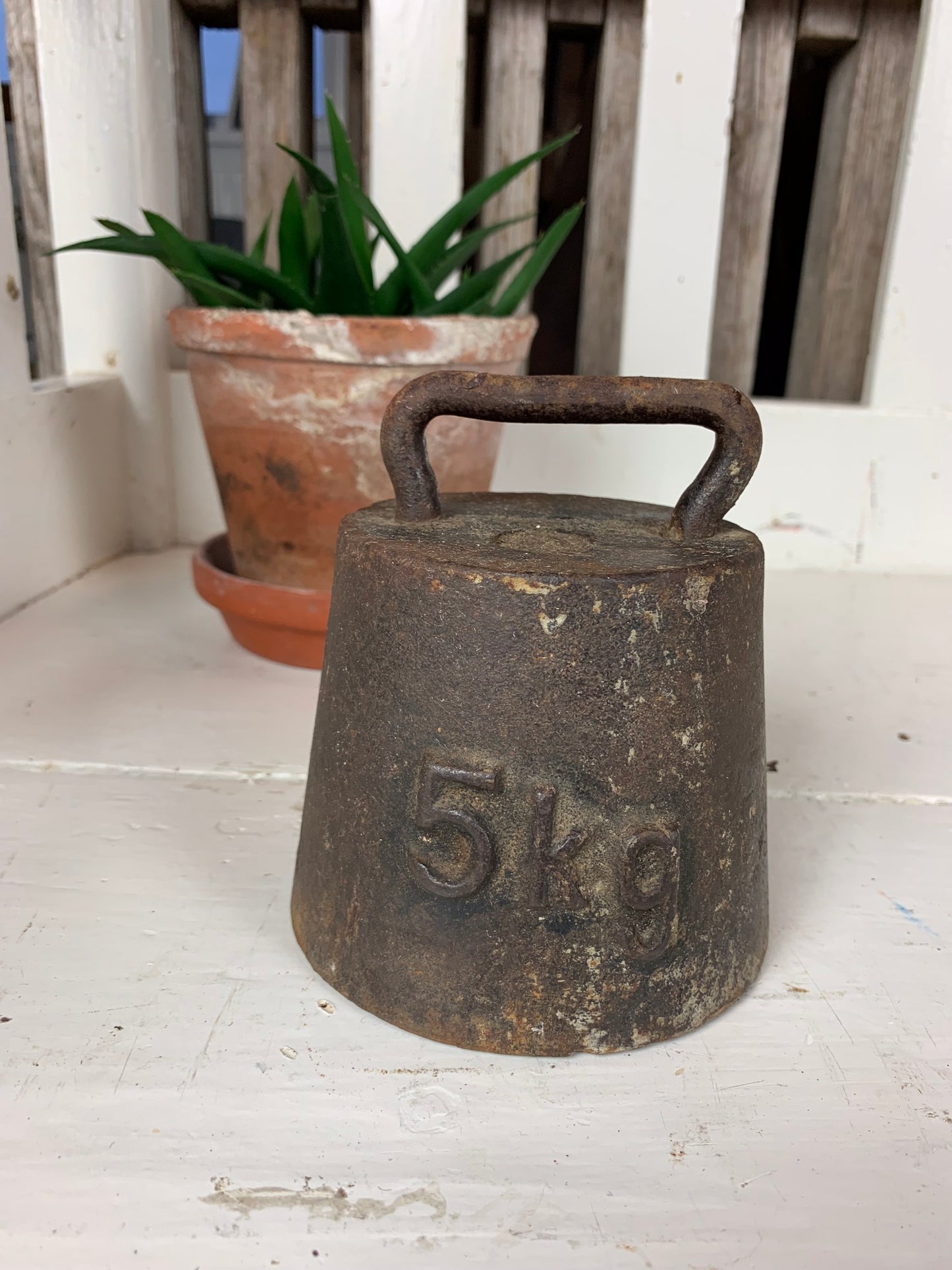 Skønt gammelt 5 kg. lod