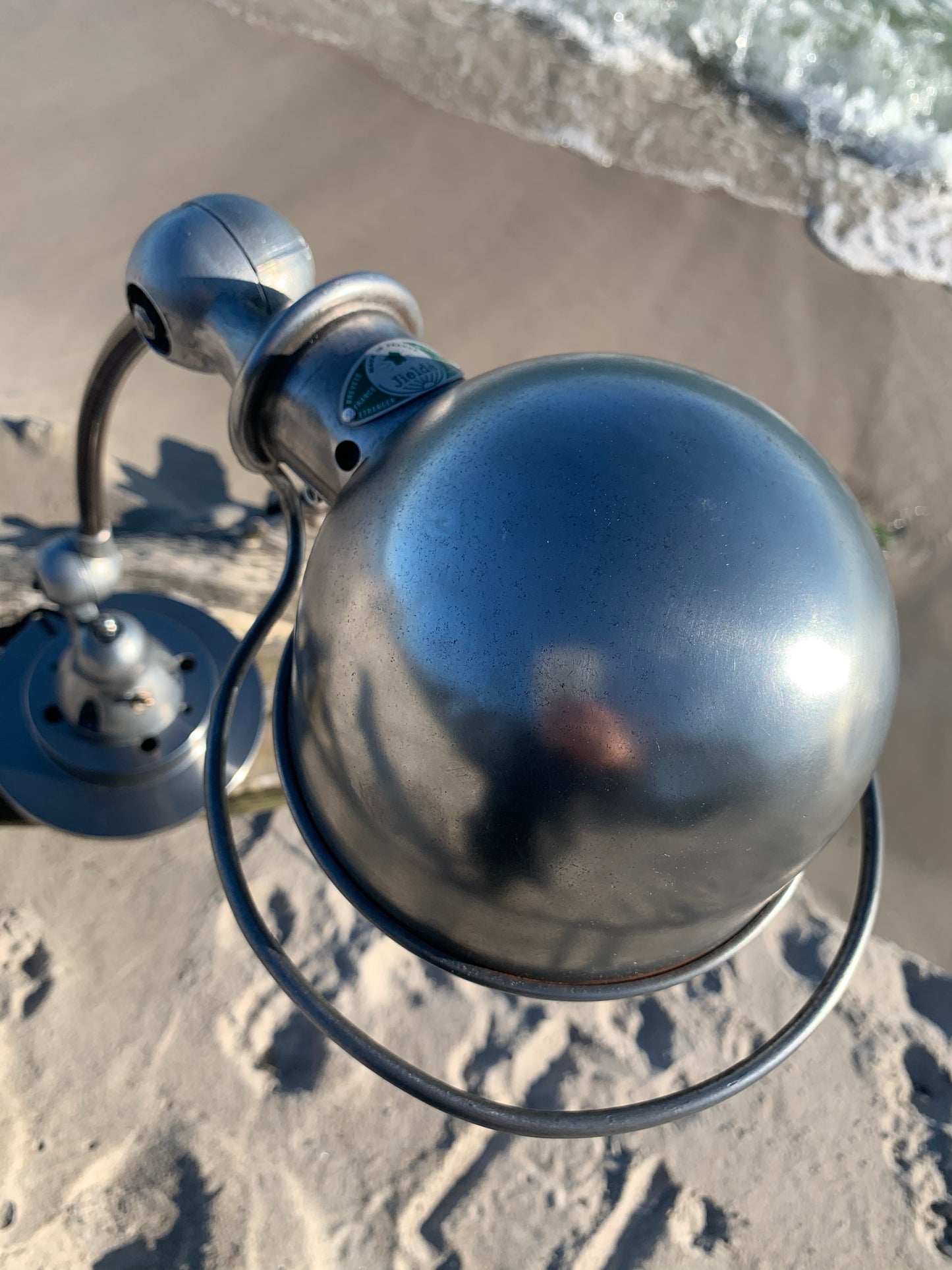 Jieldé bordlampe med buet arm