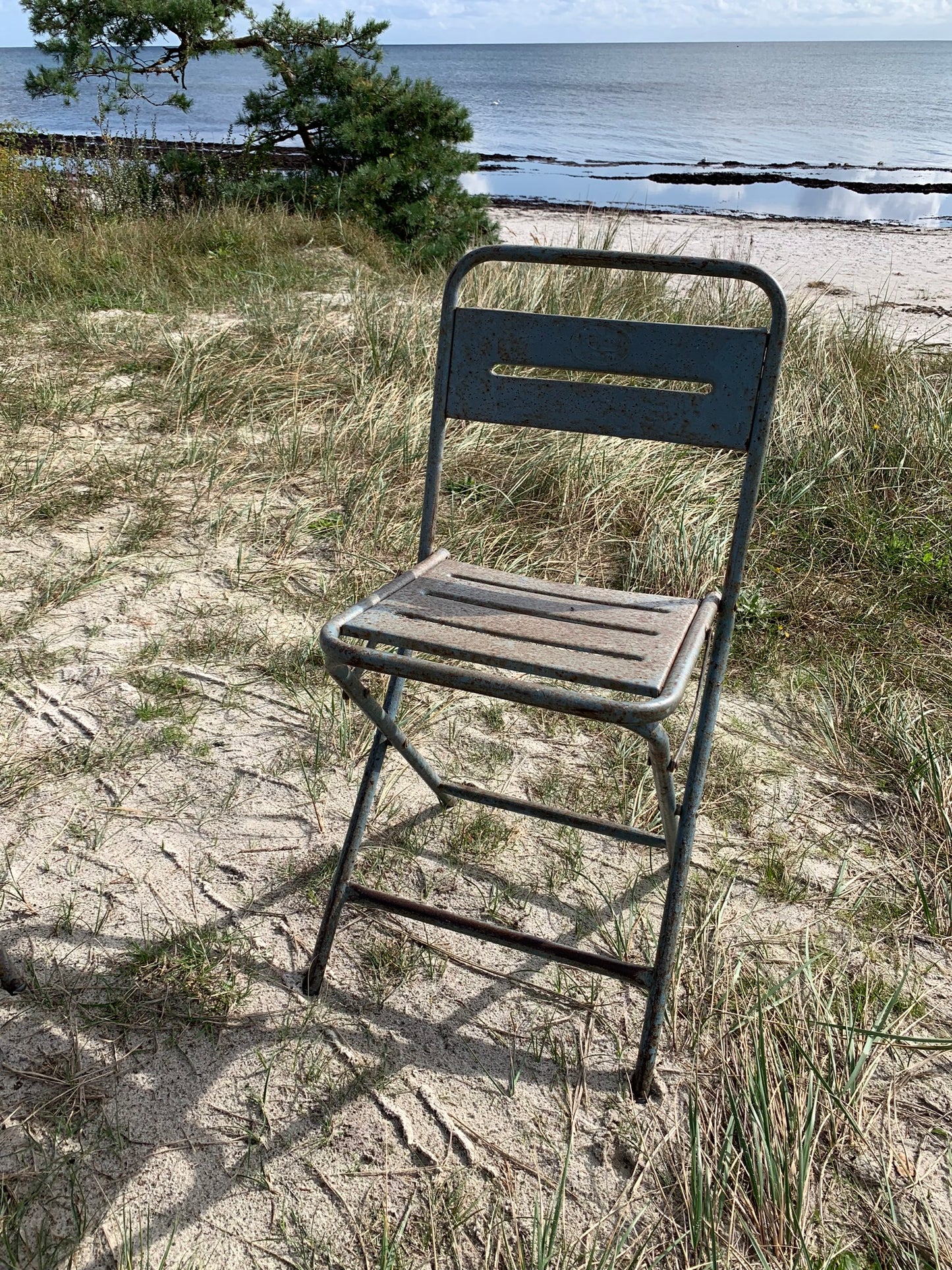 Rå klapstol med patina - prisen er pr. stk.