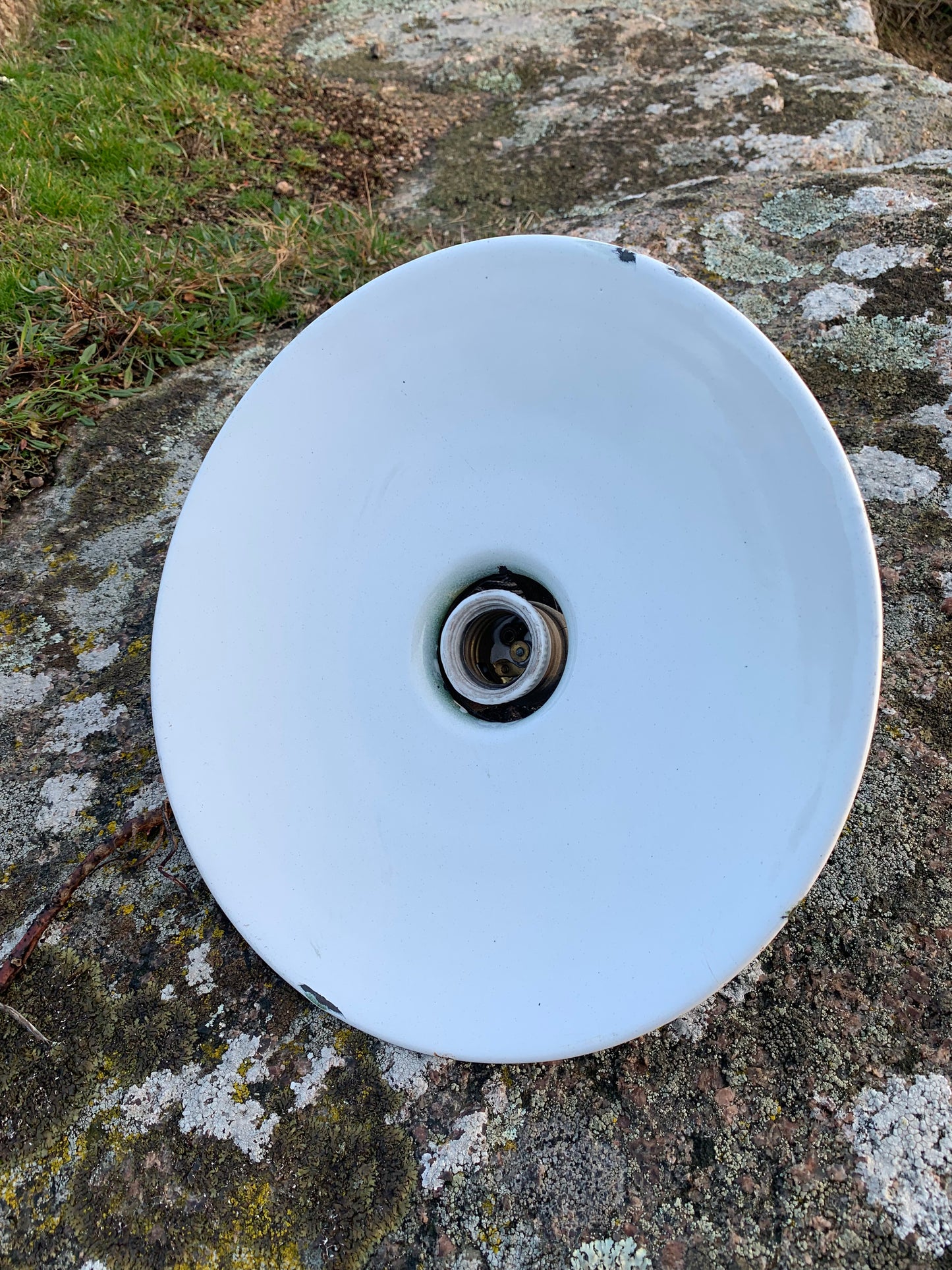Emaljependel fra Frankrig - Grøn