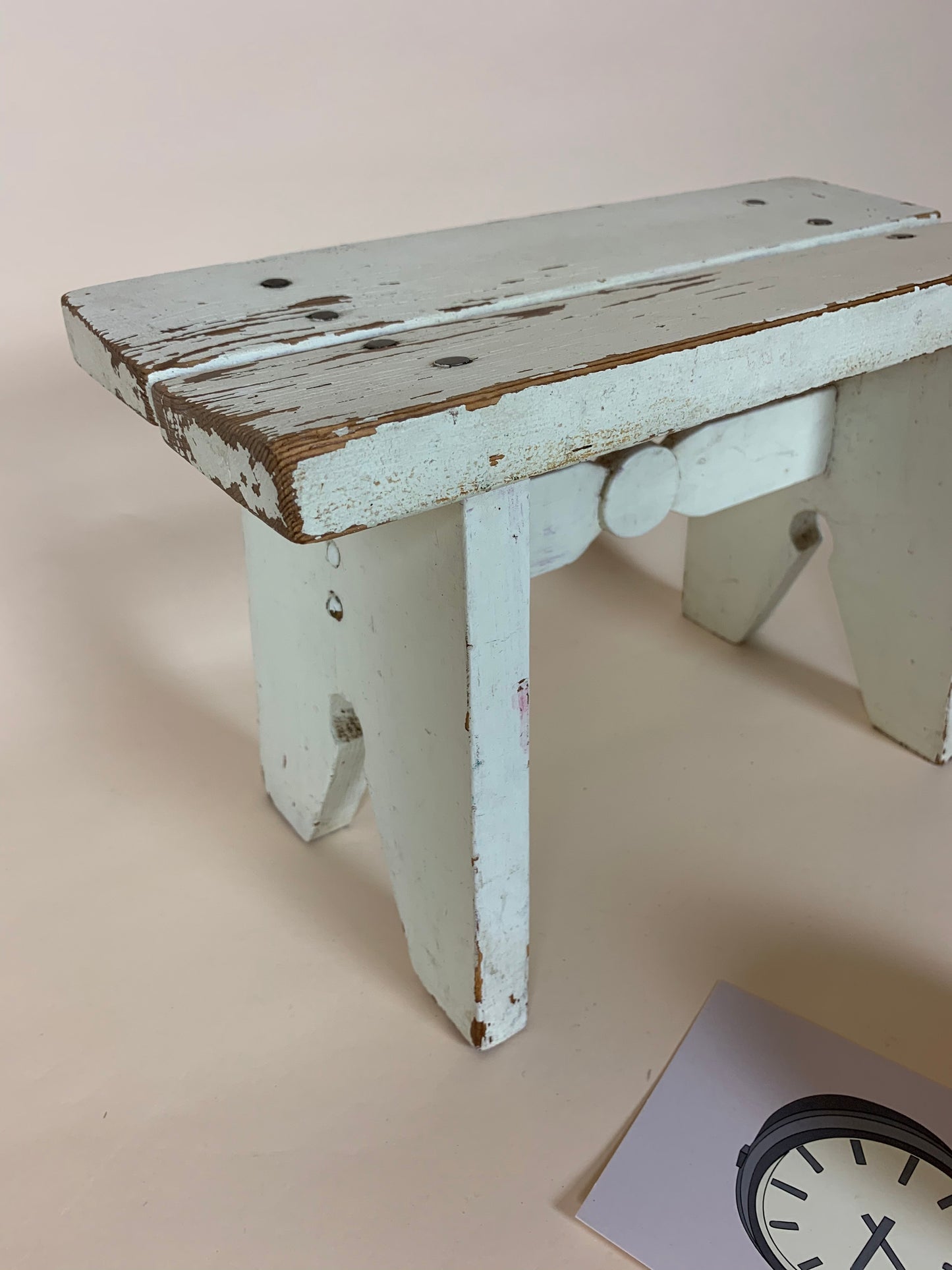 Skøn skammel med fin patina