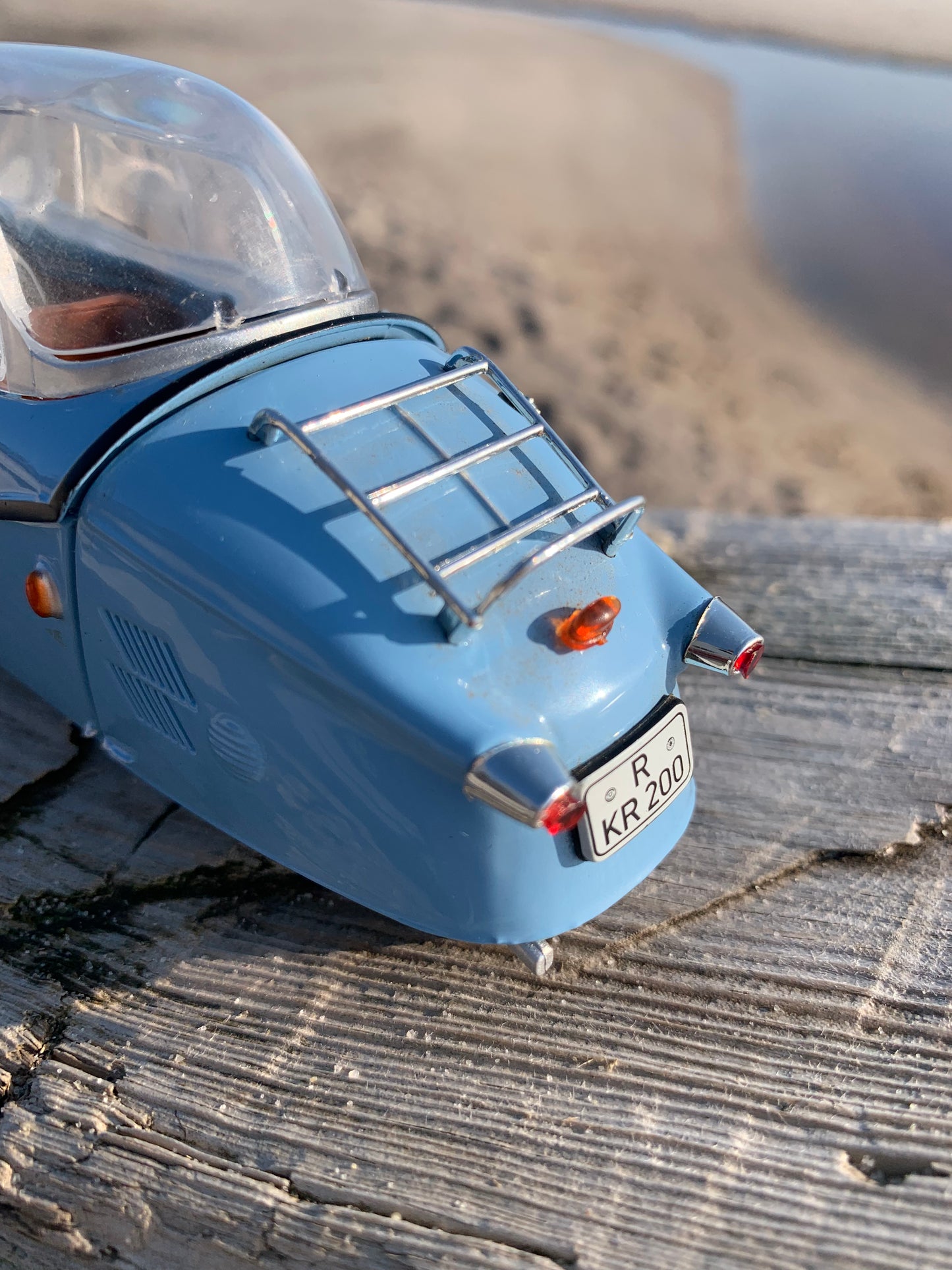 Messerschmidt kabinescooter - Lyseblå