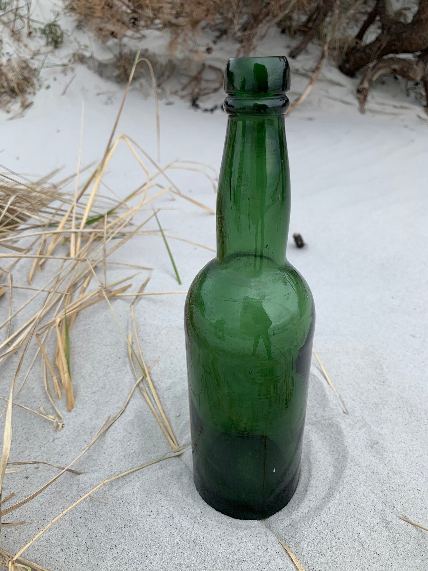Glasflaske - Grøn