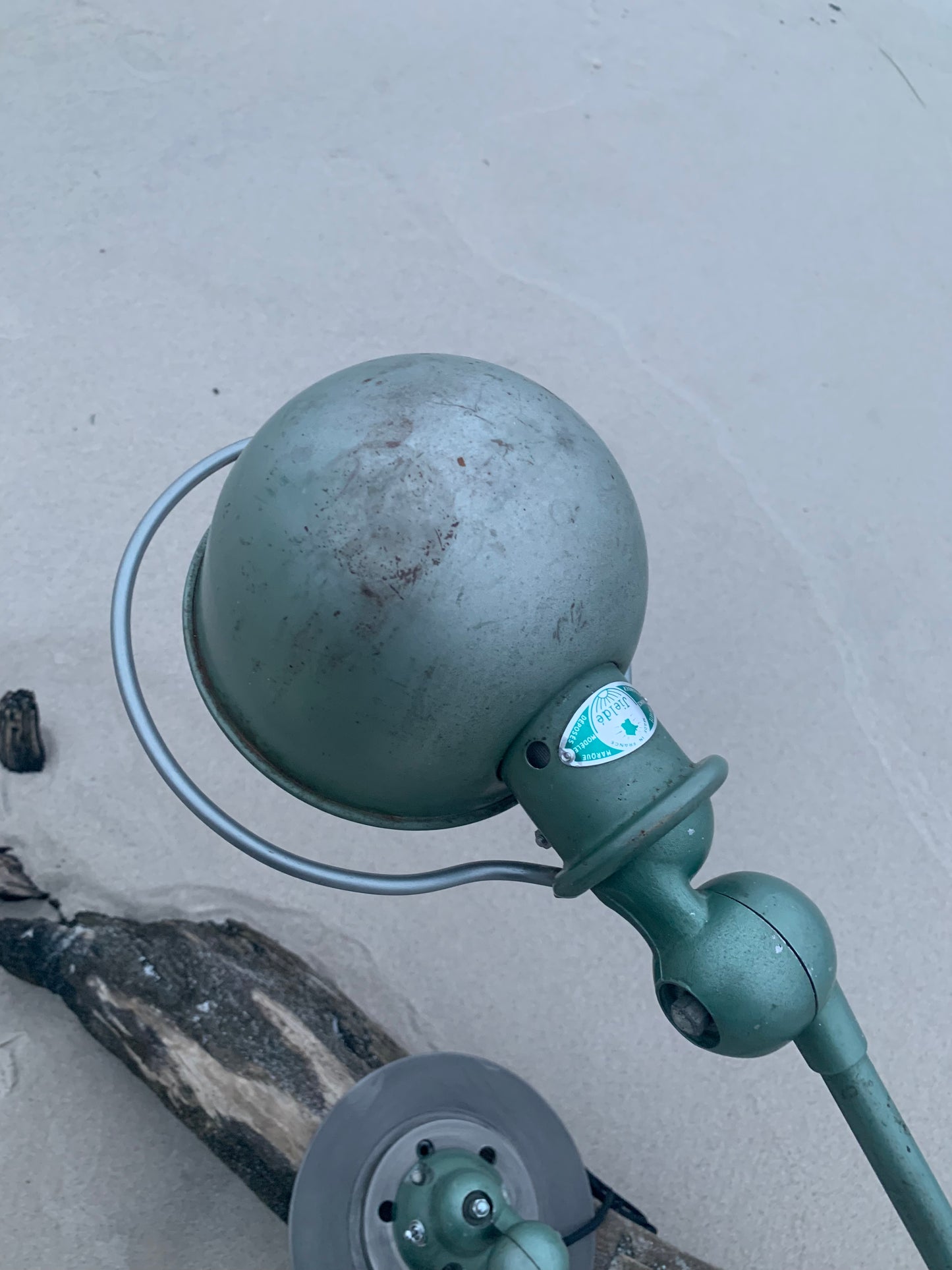 Jieldé bord/væglampe med 2 arme - Grøn