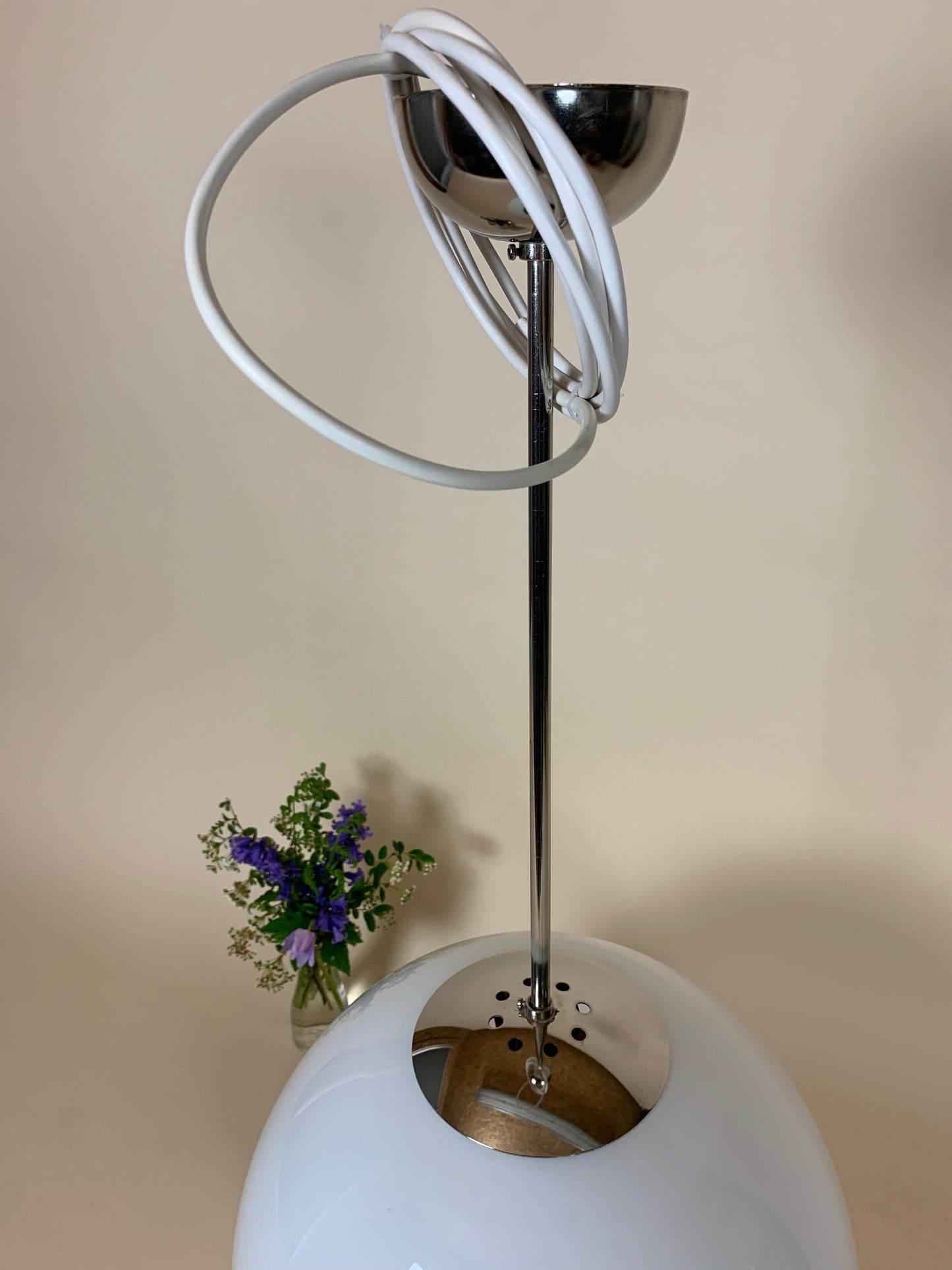 Glaskuppel lampe