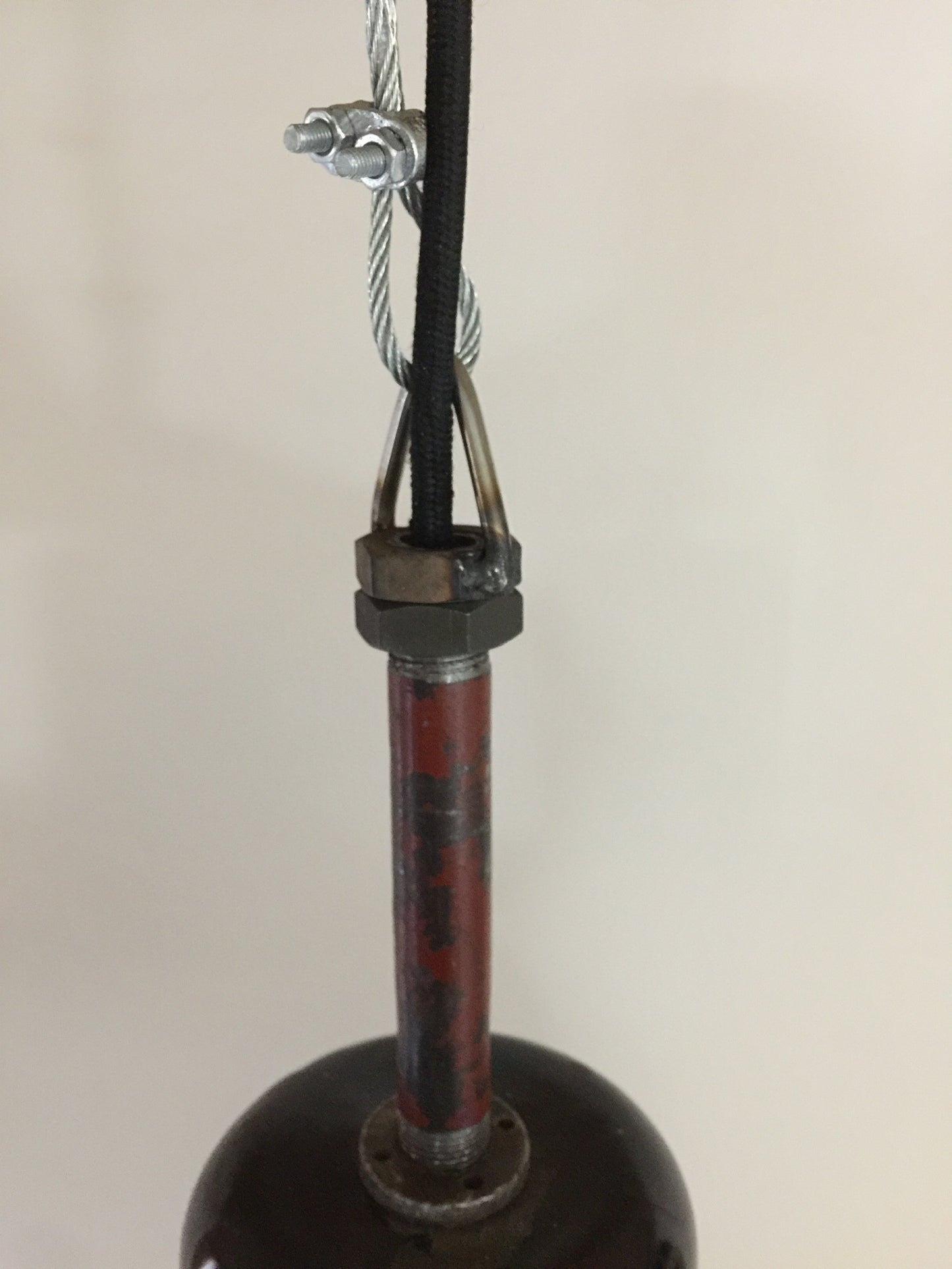Rå og industriel lampe