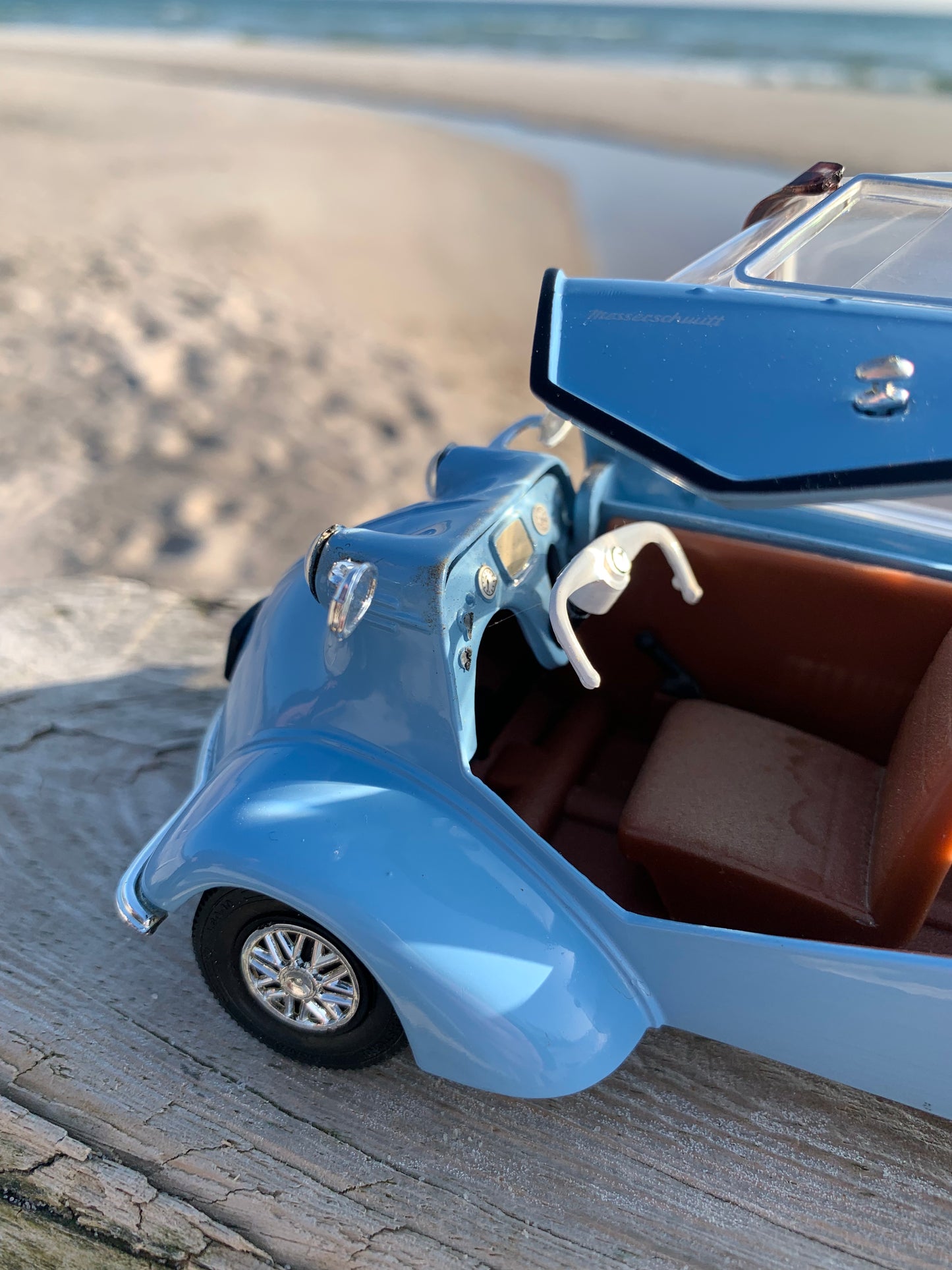 Messerschmidt kabinescooter - Lyseblå
