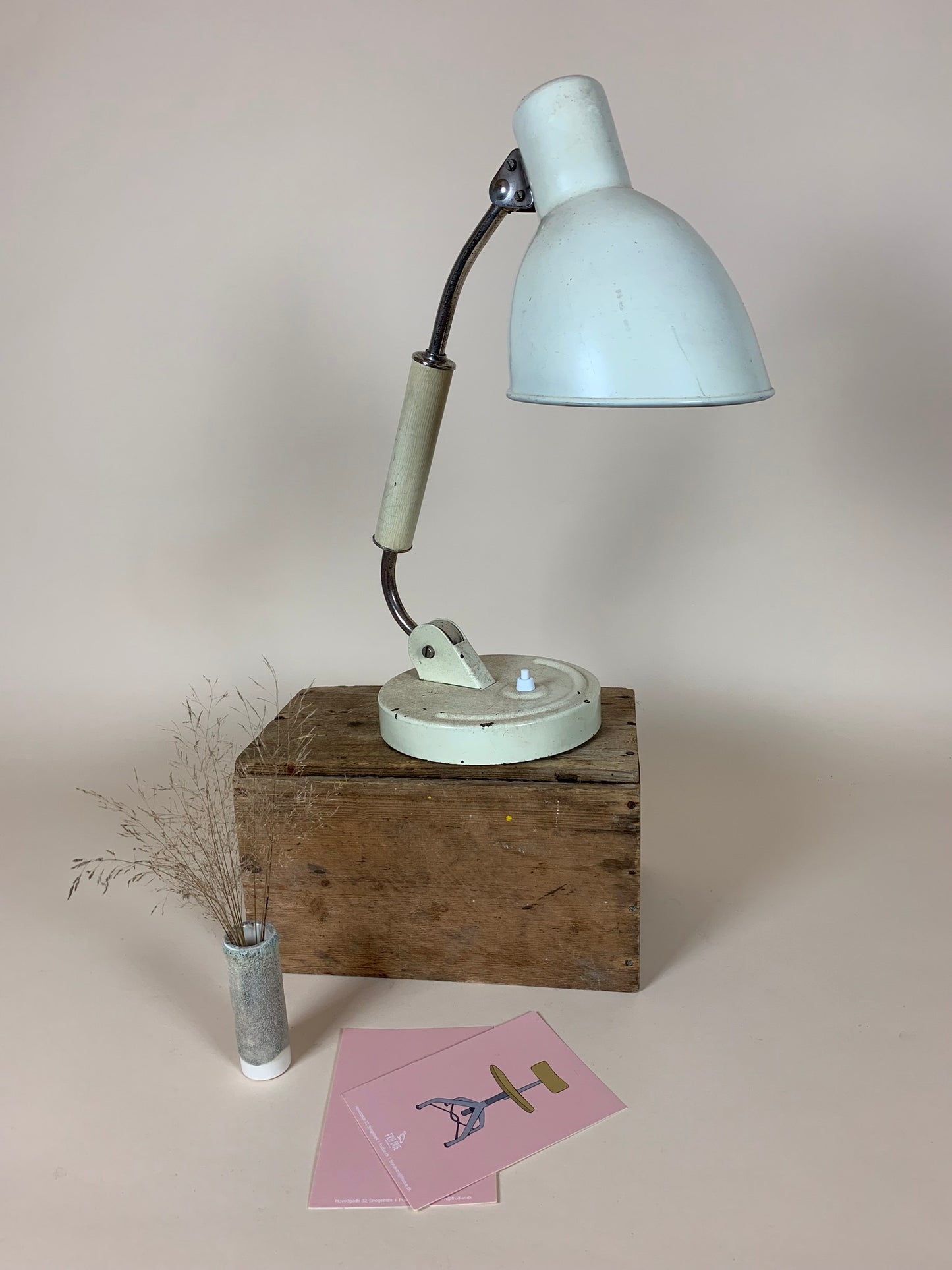 Vintage lampe af Christian Dell for Koranda