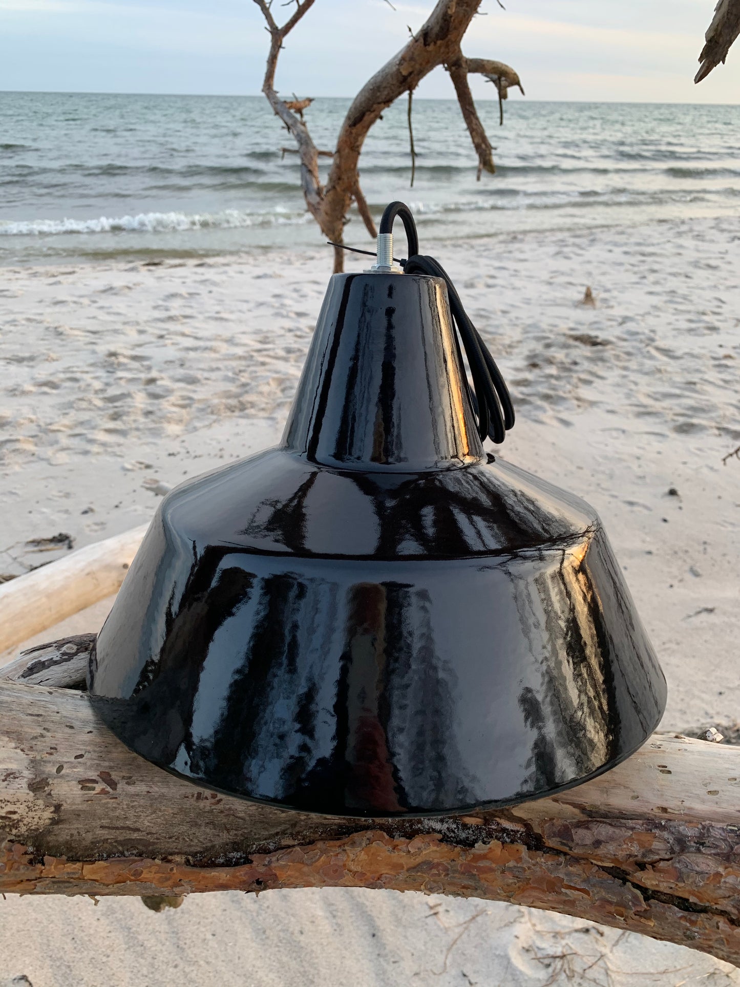 Værkstedslampe - Sort