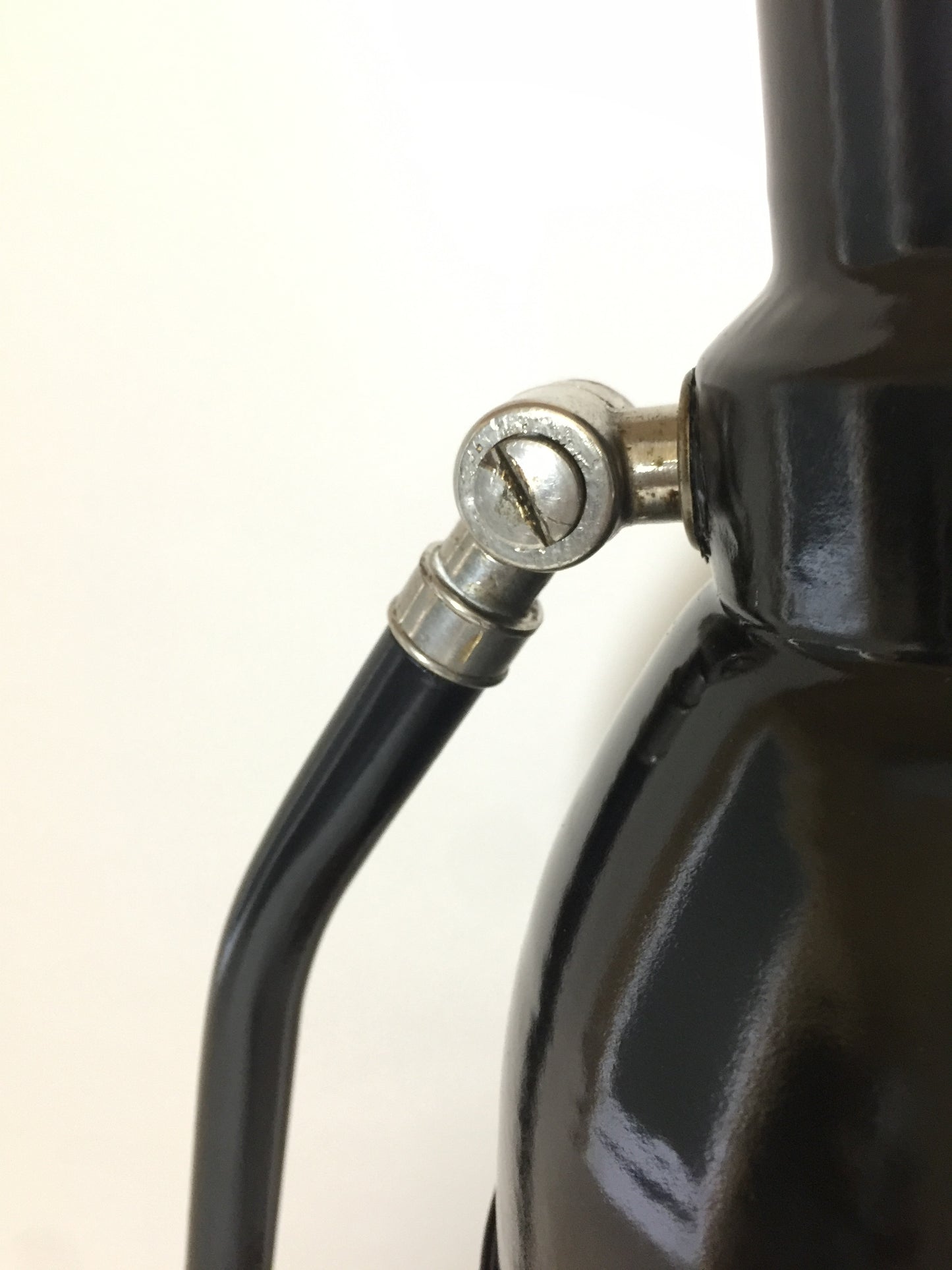 Fin gammel industriel vintage Jacobus lampe