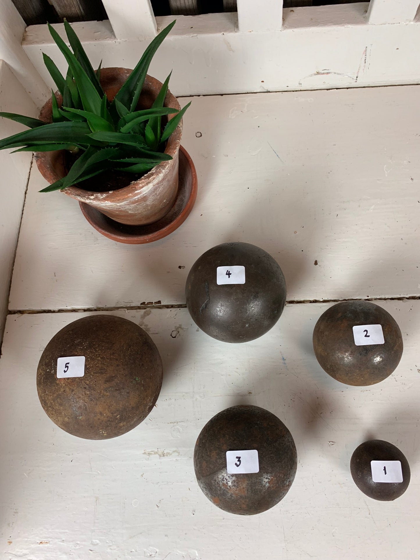 Tung metalkugle til sennepsfremstilling - nr. 5 på foto