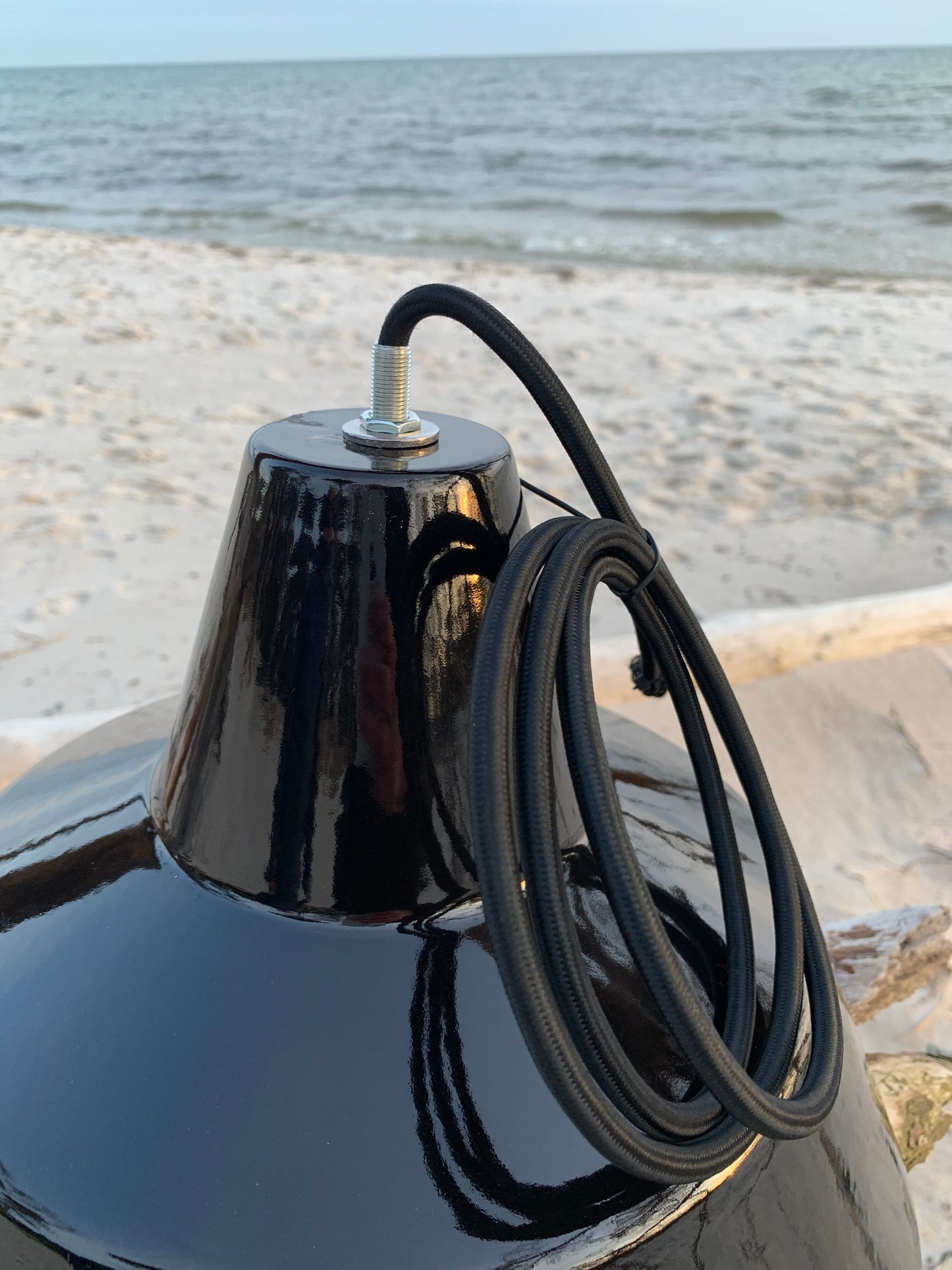 Værkstedslampe - Sort