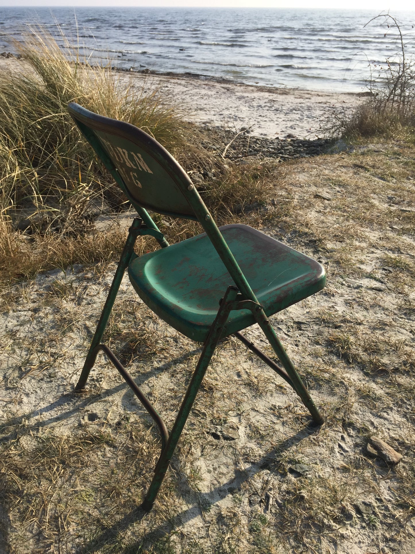 Rå klapstol med masser af patina (Prisen er pr. stk.)