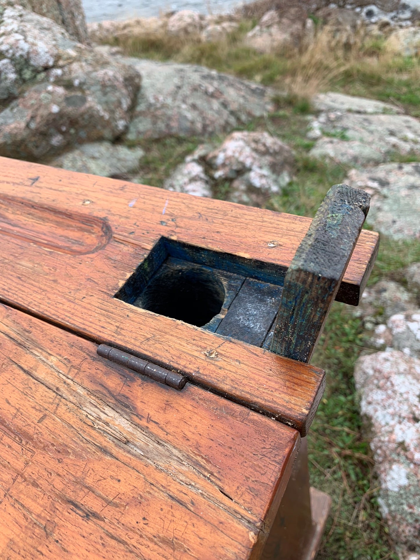 Skøn gammel skolepult - sandsynligvis fra 1940'erne