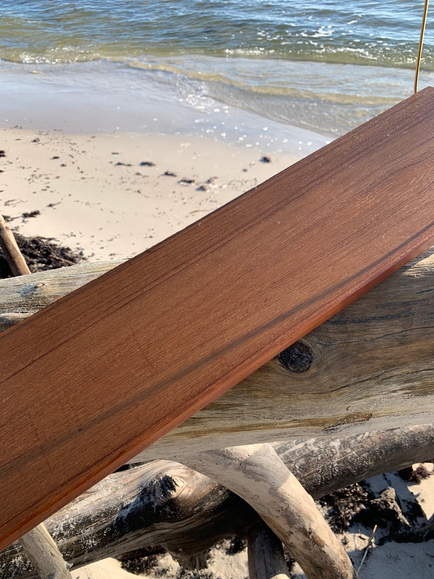 Hylde i teak