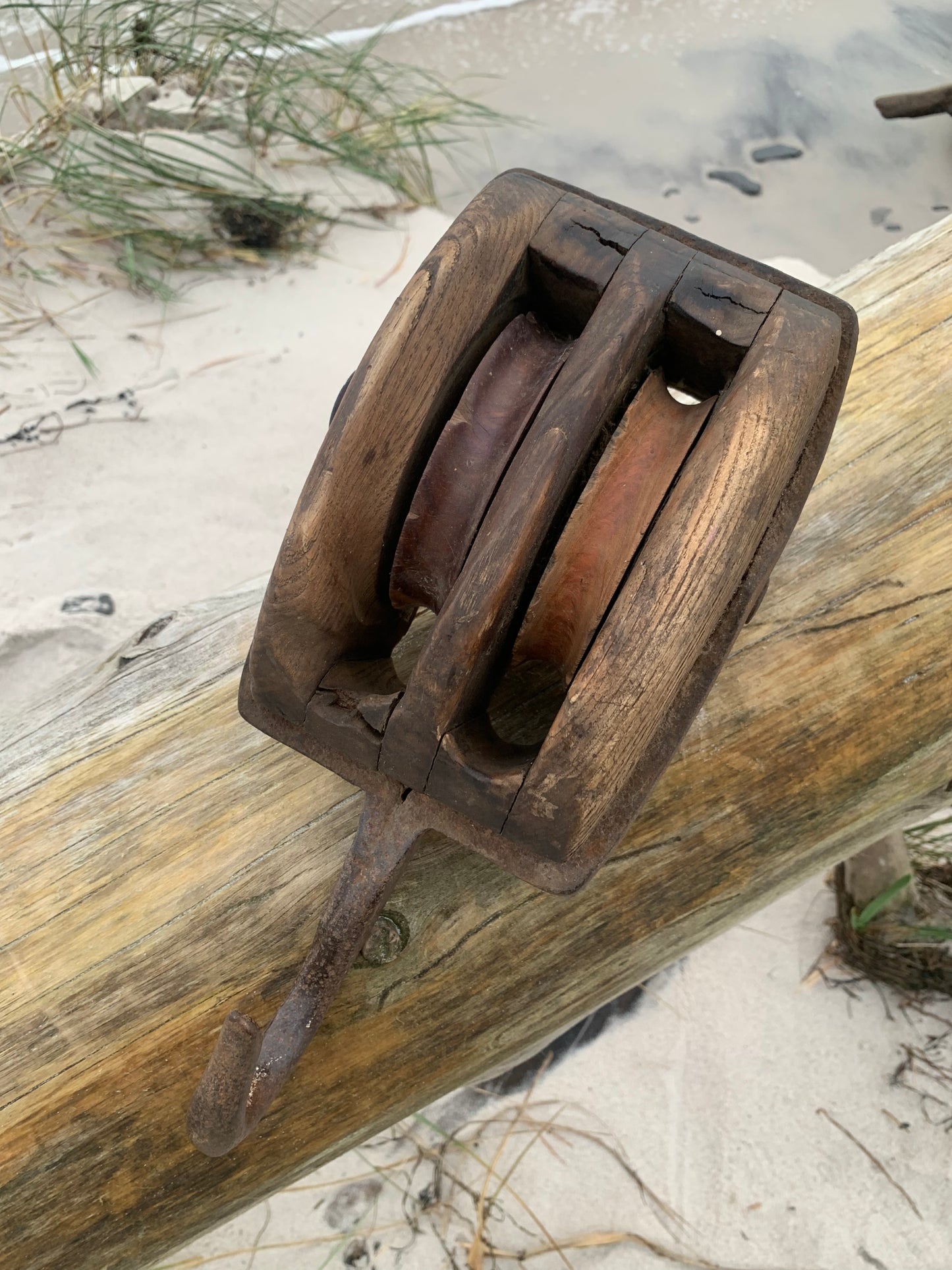 Gammel talje med smuk patina