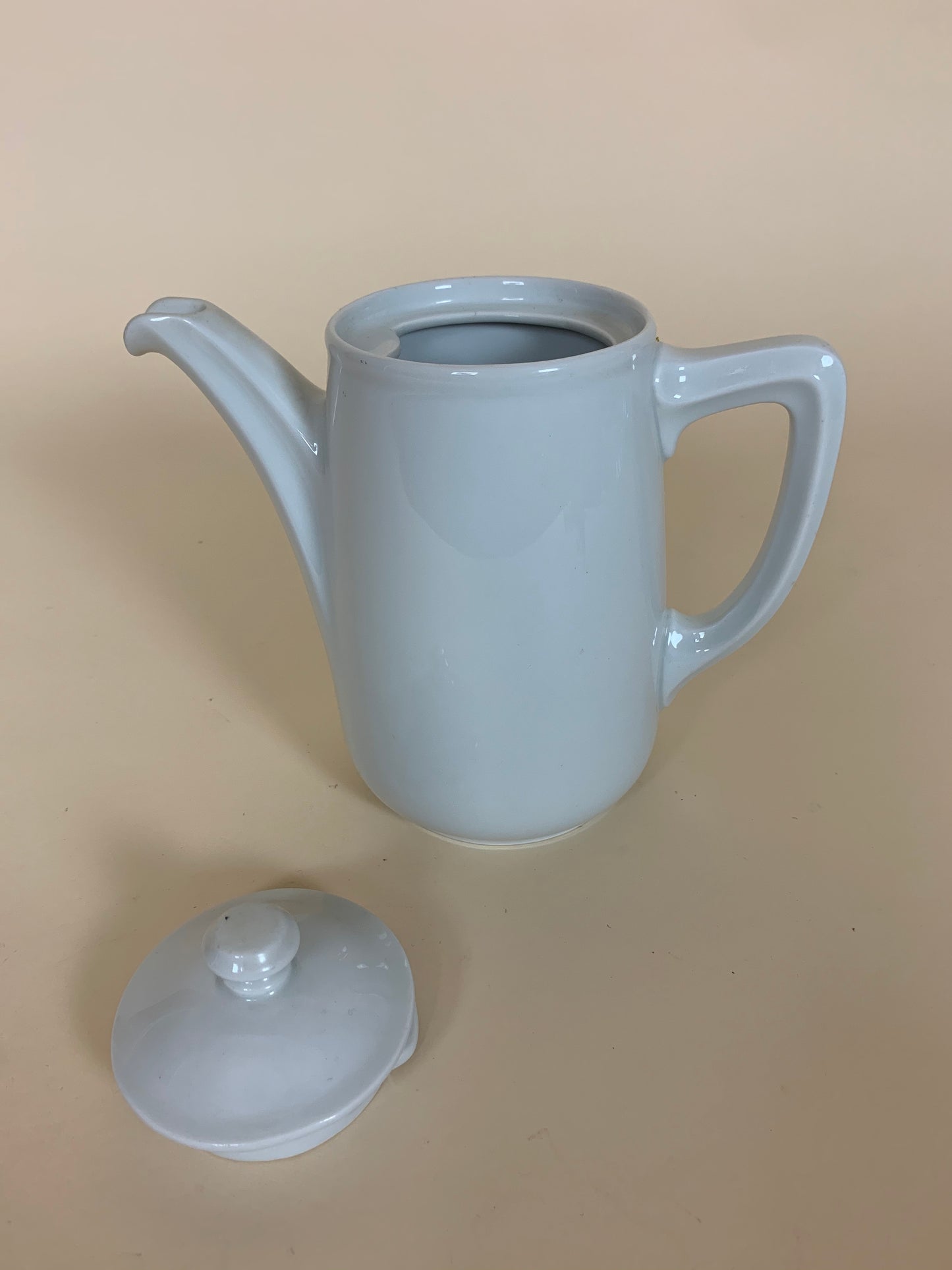 Porcelænskande med låg