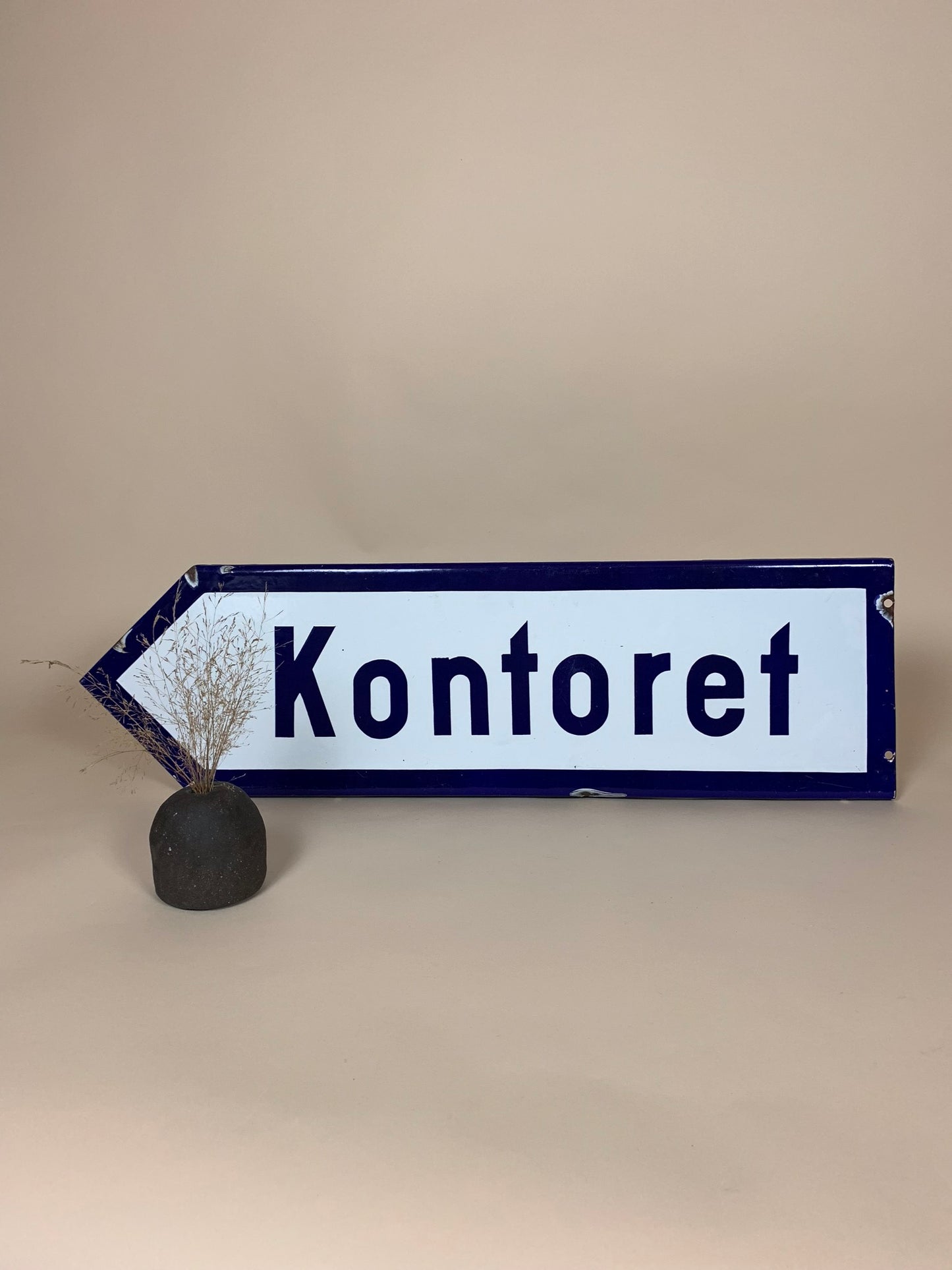 Emaljeskilt - Kontoret